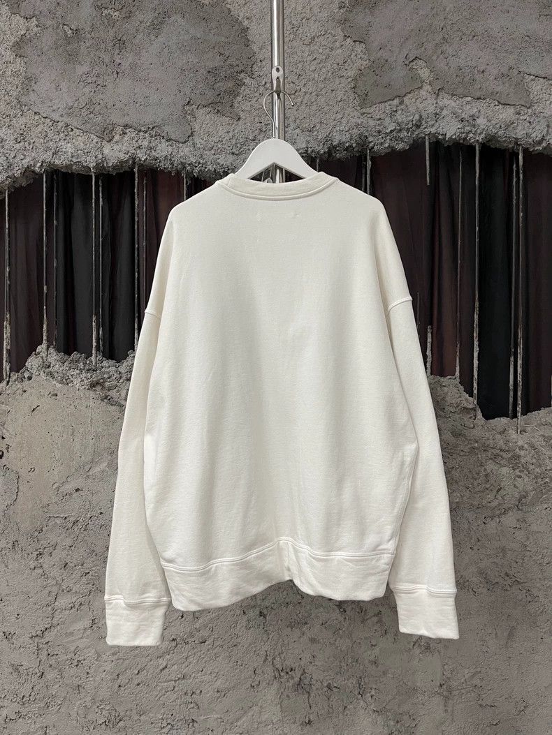 Jil Sander jil sander white sweatshirt with logo - dmc Size US M / EU 48-50 / 2 - 2 Thumbnail