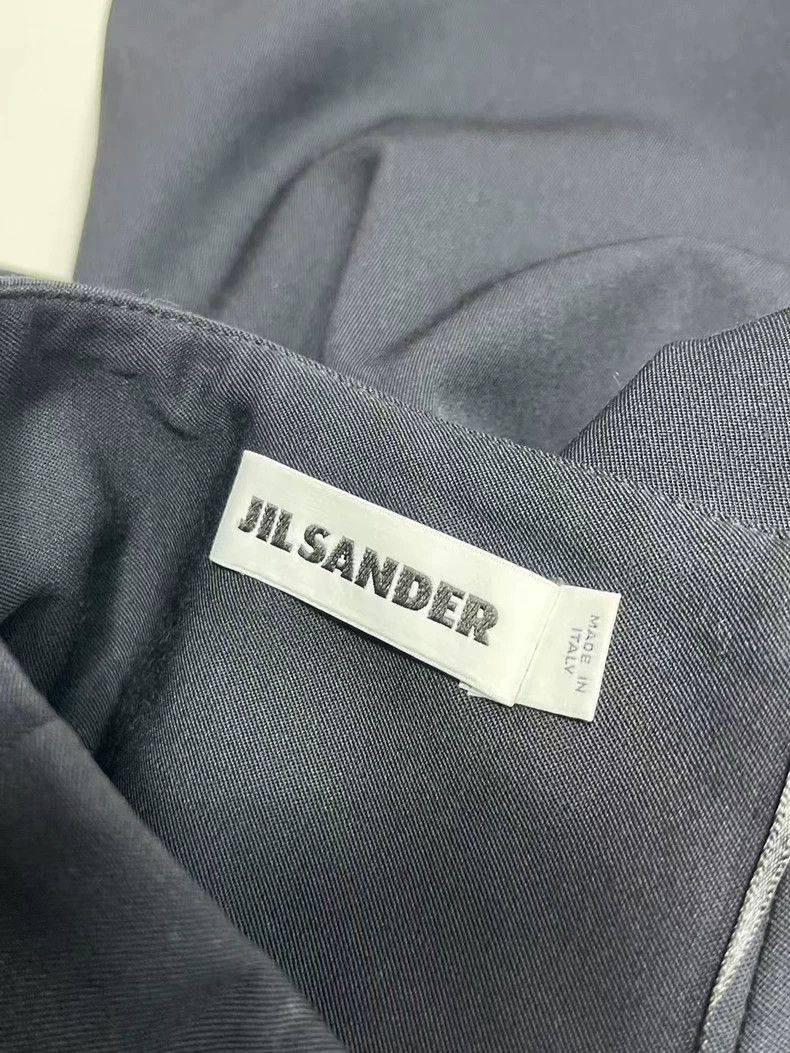Jil Sander jilsander navy long pants size 38 - dmc Size US 38 / EU 54 - 5 Thumbnail
