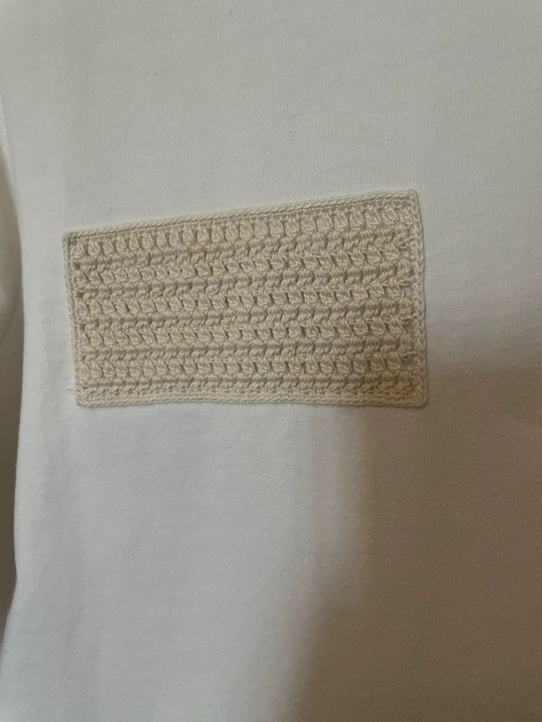 Jil Sander jil sander white embroidered t-shirt - dmc Size US M / EU 48-50 / 2 - 3 Thumbnail