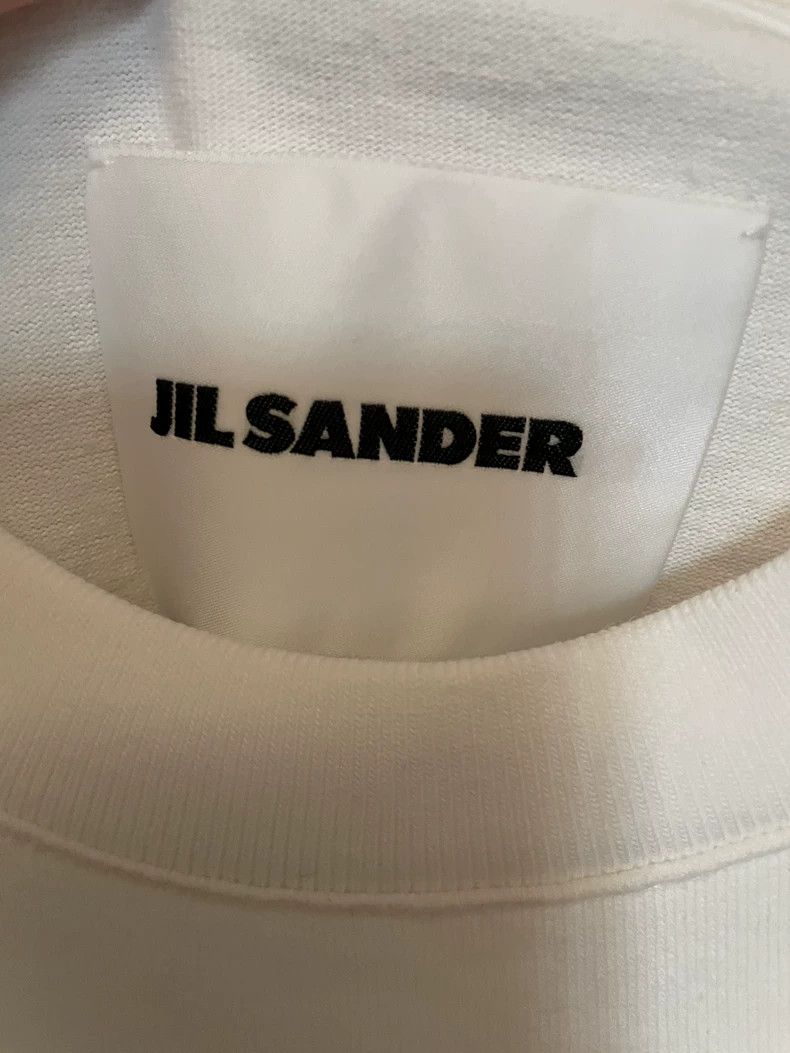 Jil Sander jil sander white embroidered t-shirt - dmc Size US M / EU 48-50 / 2 - 4 Thumbnail