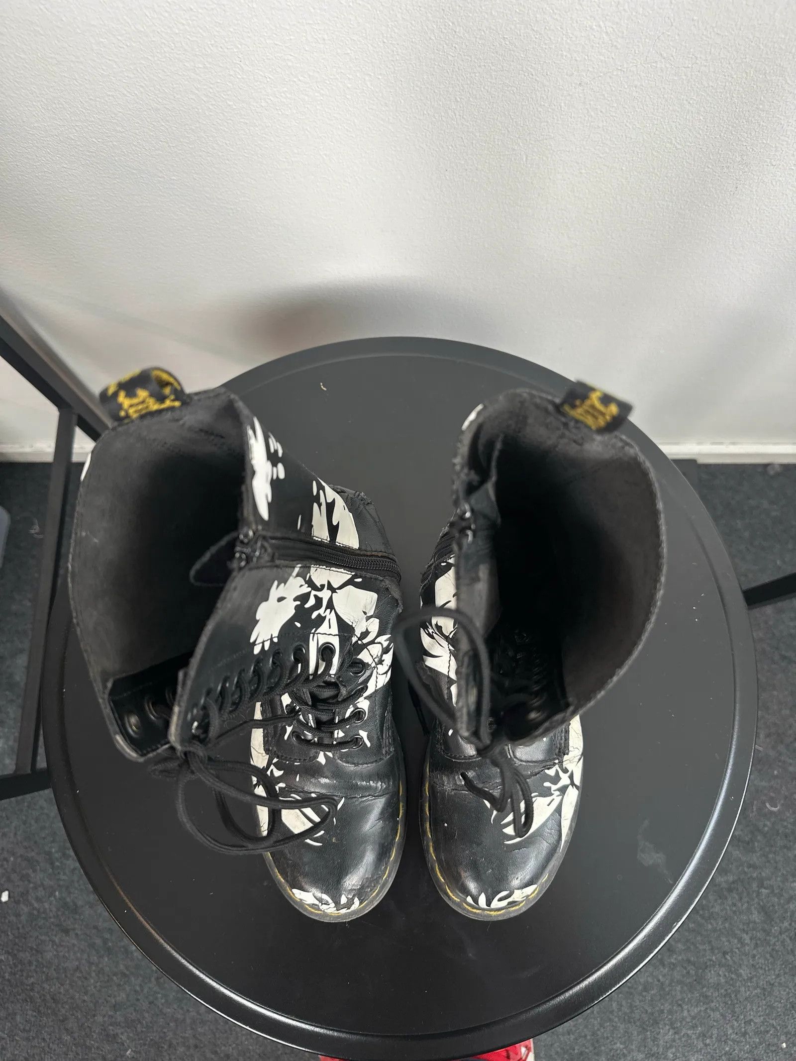 Dr. Martens Dr. Martens 1914 Vonda White Boots Size US 8 / IT 38 - 2 Thumbnail