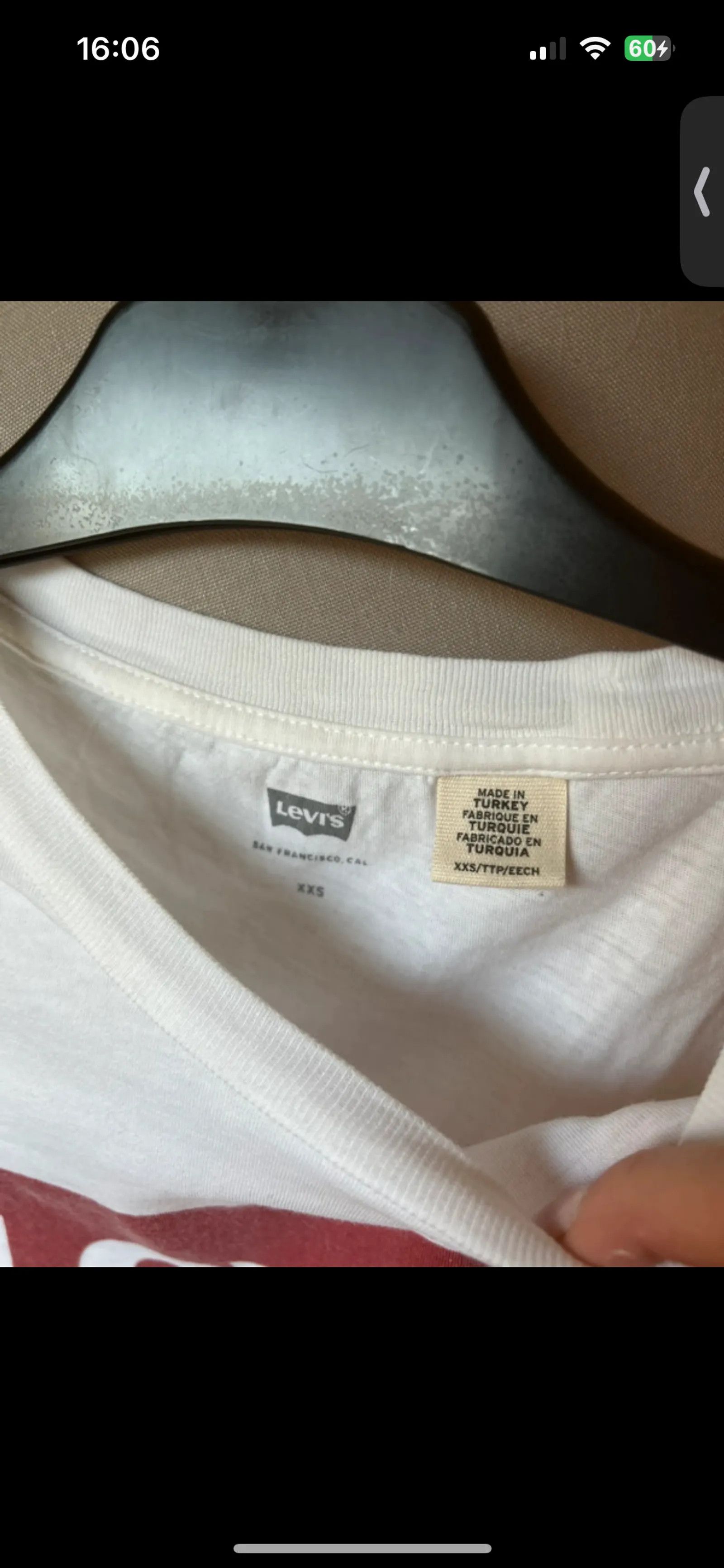 Levi's Levi's Levi’s t-shirt Short Sleeve T-shirt Size XXS / US 00 / IT 34 - 2 Thumbnail
