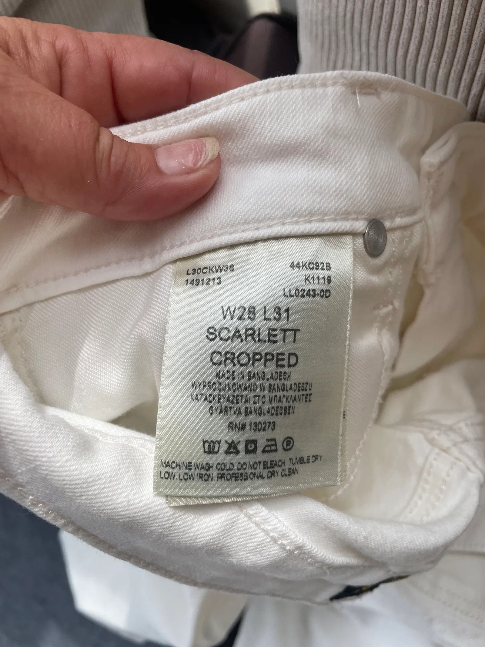 Lee Lee Scarlett cropped Jeans Size 28" / US 6 / IT 42 - 3 Thumbnail