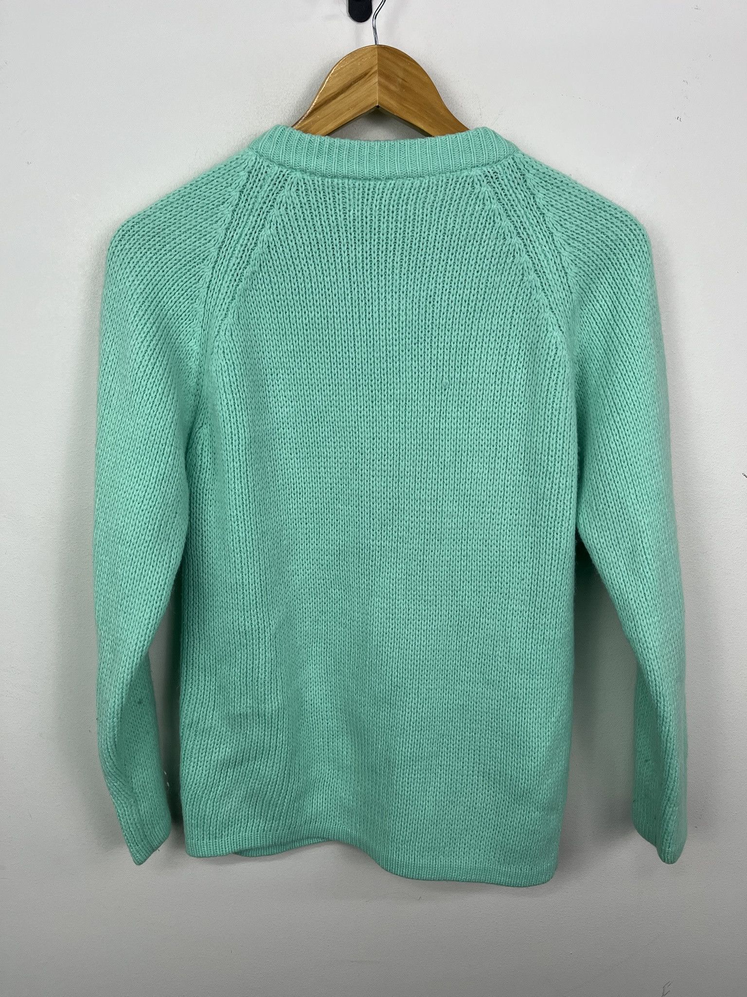 Vintage Vintage 90's Knit Mint Green Button Up Grandma Sweater Size S Size US S / EU 44-46 / 1 - 2 Thumbnail