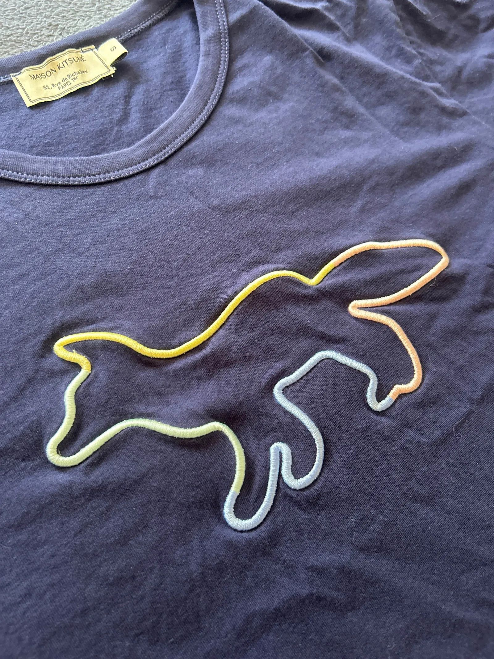 Maison Kitsune Maison Kitsune Short Sleeve T-shirt Size S / US 4 / IT 40 - 4 Thumbnail