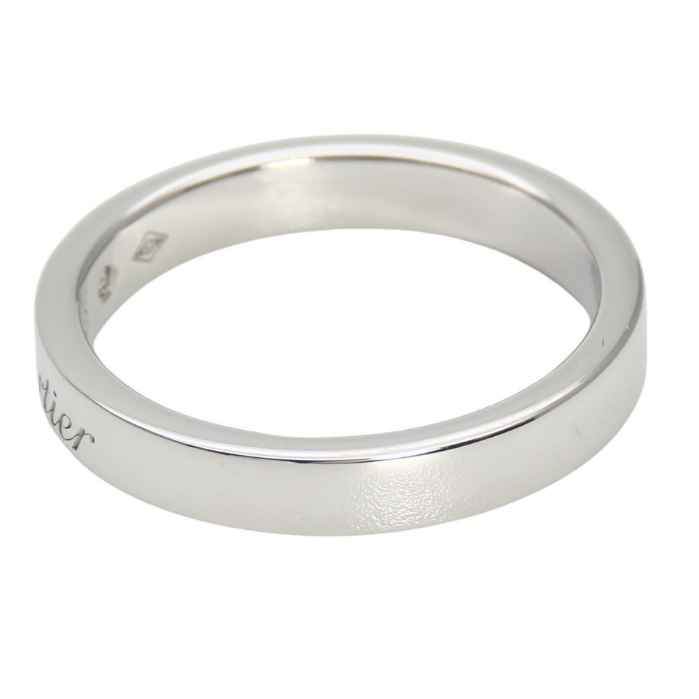 Cartier Cartier Cartier Engraved Pt950 Platinum Diamond Ring Size 9 Metal Ring Size ONE SIZE - 3 Thumbnail