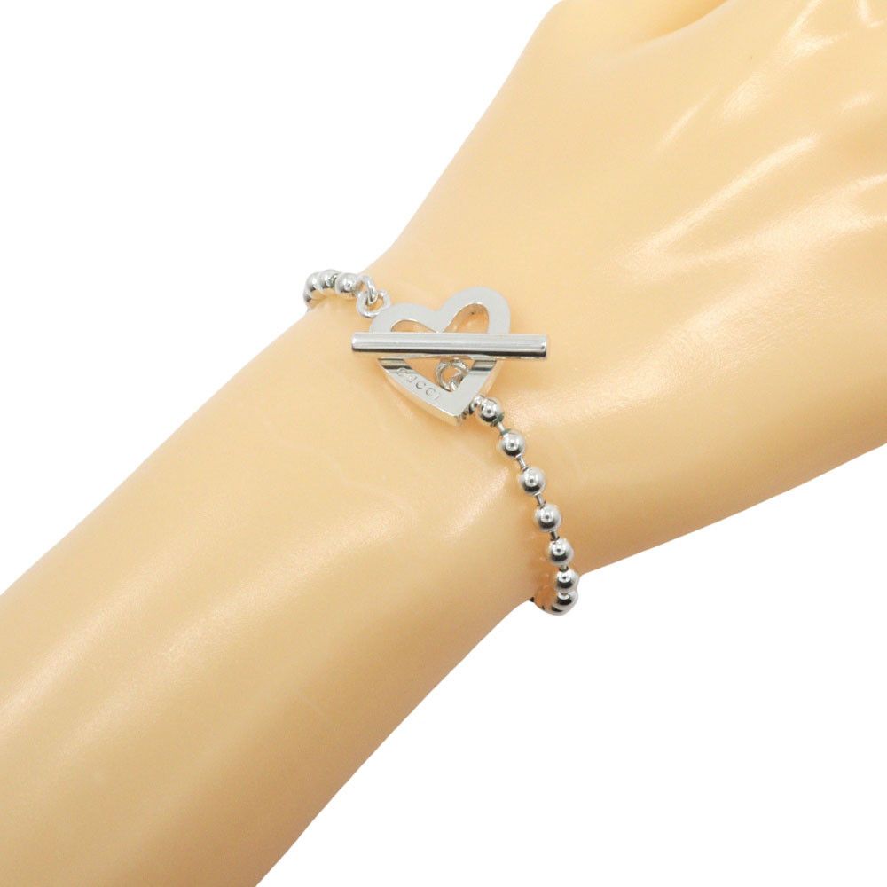 Gucci Gucci Gucci Open Heart Silver 925 Bracelet Metal Bracelet Size ONE SIZE - 2 Thumbnail