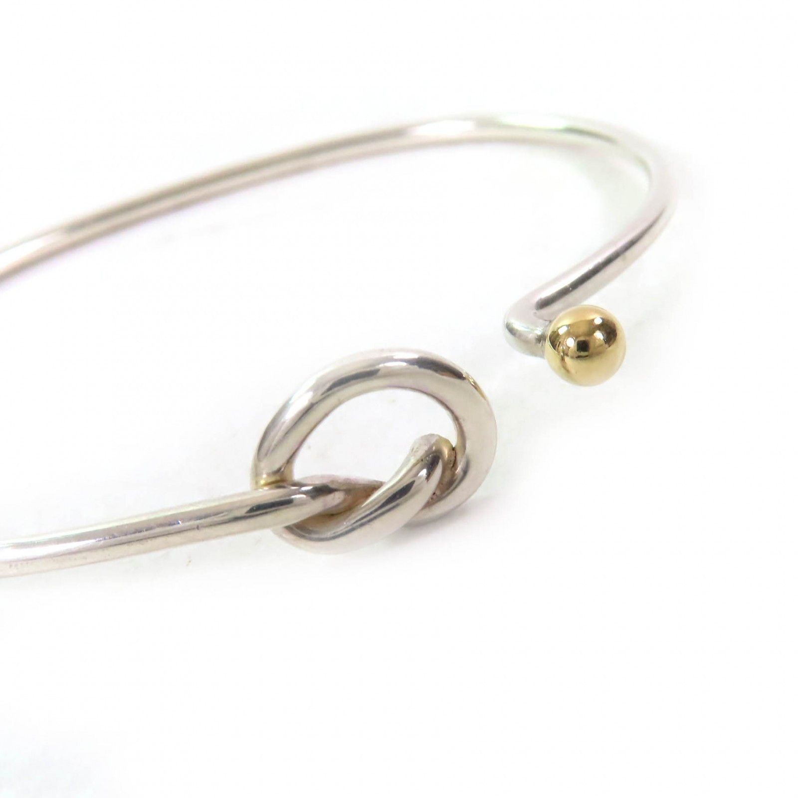 Tiffany & Co. Tiffany & Co. Tiffany & Co. Love Knot Combination Bangle Silver Bracelet Metal Bracelet Size ONE SIZE - 6 Thumbnail