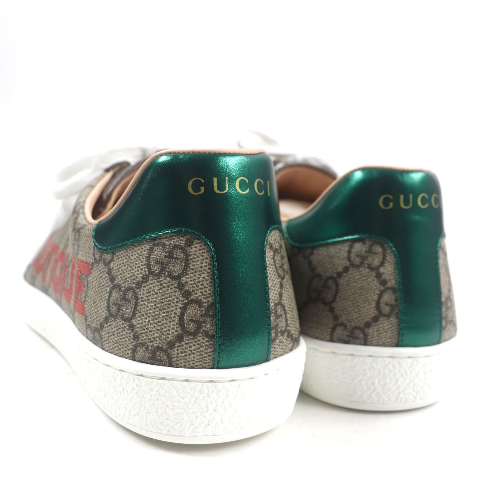 Gucci Gucci Gucci ACE GG Supreme Sneakers Canvas Shoes 623236 Size ONE SIZE - 4 Thumbnail