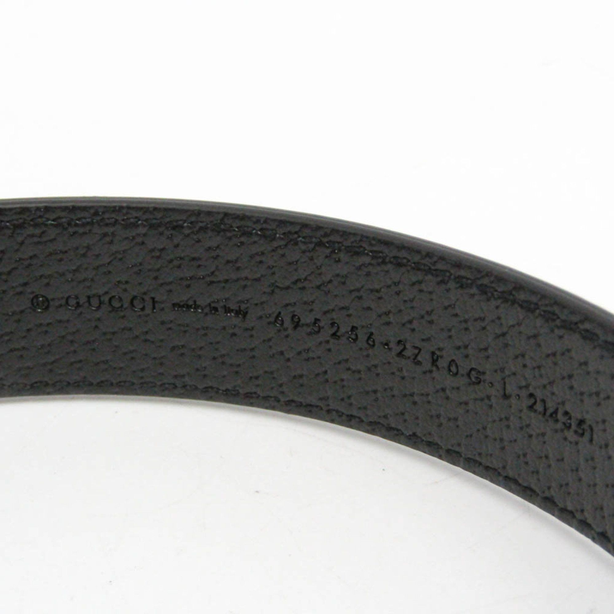 Gucci Gucci Interlocking G 695256 Dog Collar Leather Black Size ONE SIZE - 7 Thumbnail