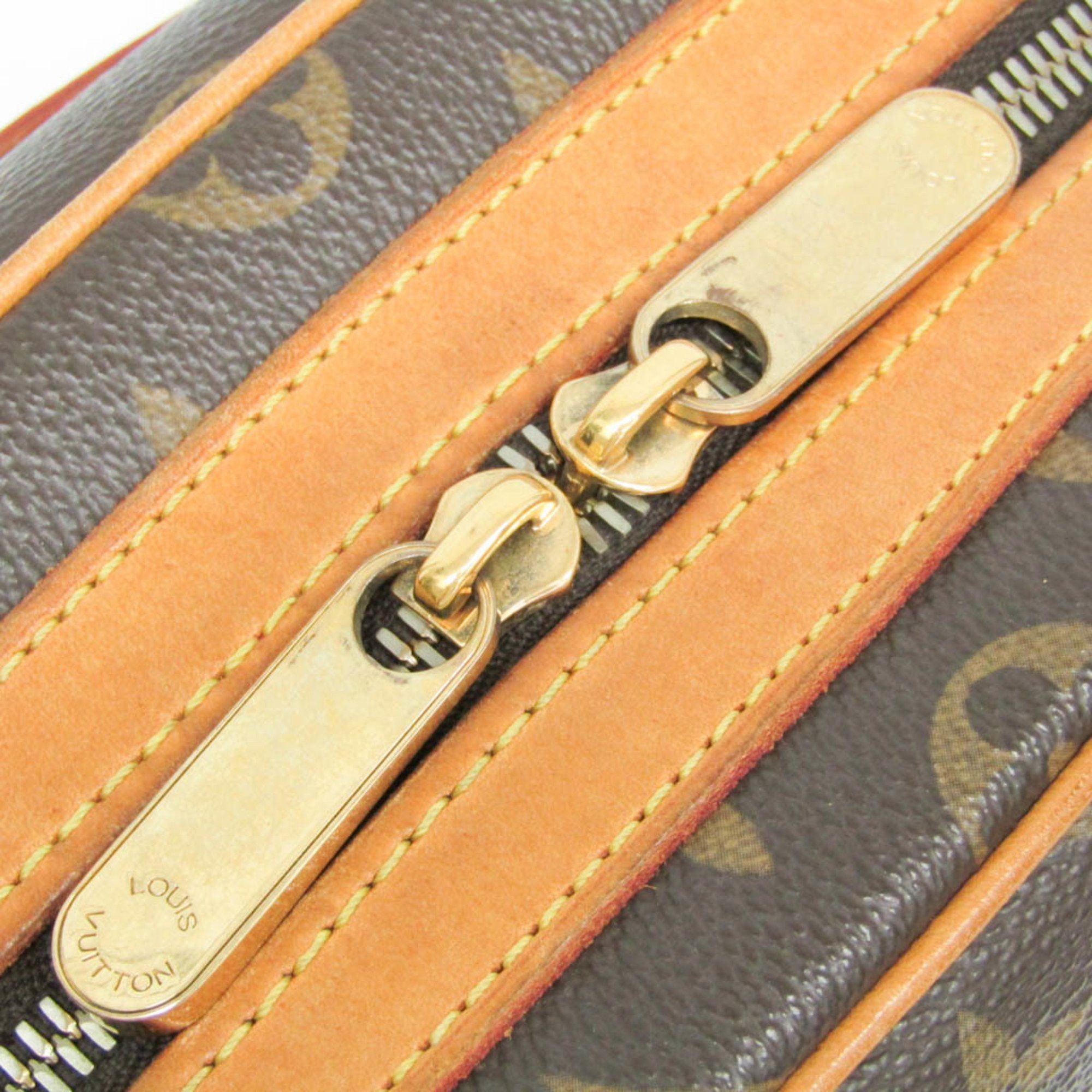 Louis Vuitton Louis Vuitton Monogram Mitzi M40058 Men,Women Boston Bag Brown Size ONE SIZE - 14 Thumbnail