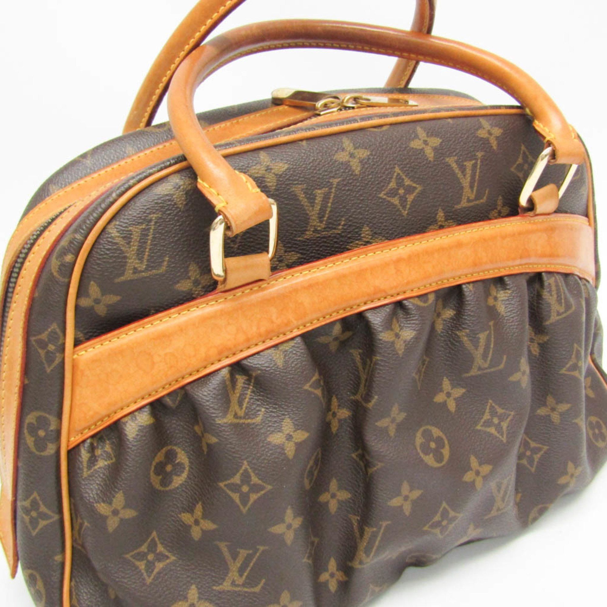 Louis Vuitton Louis Vuitton Monogram Mitzi M40058 Men,Women Boston Bag Brown Size ONE SIZE - 9 Thumbnail