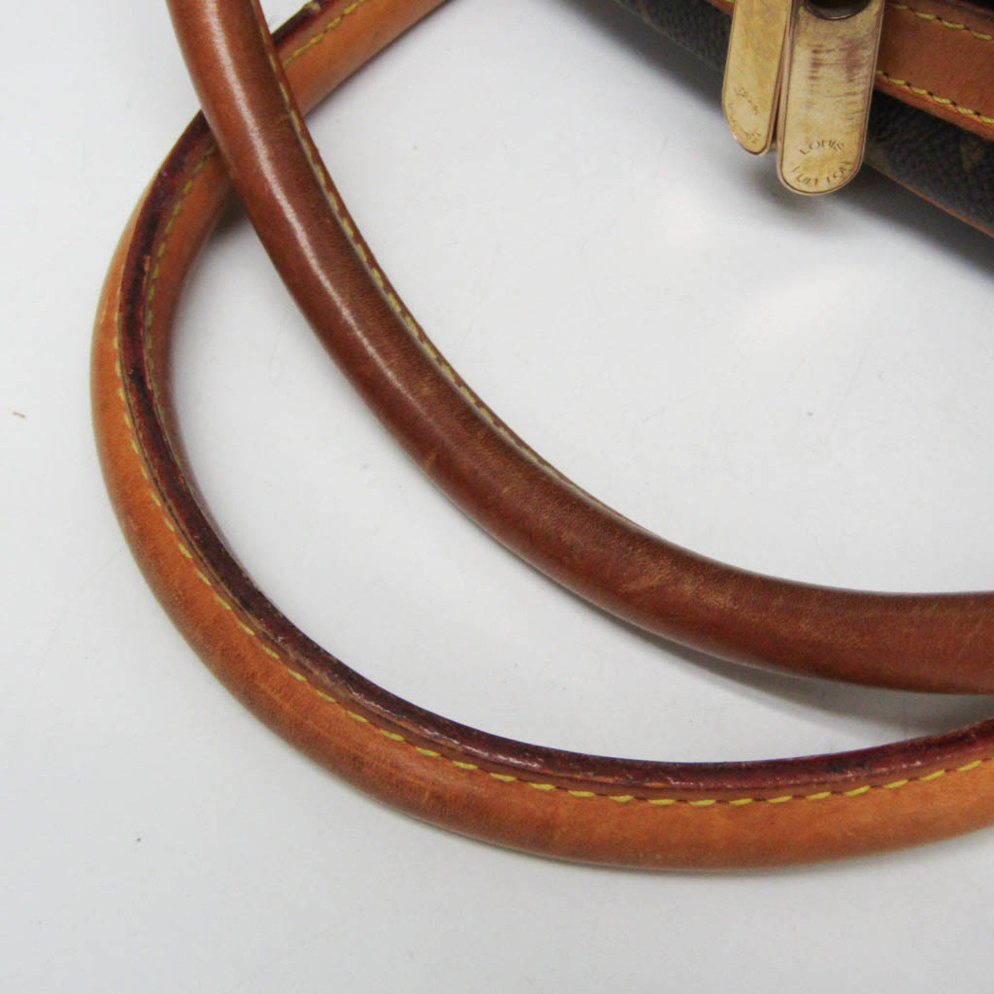Louis Vuitton Louis Vuitton Monogram Mitzi M40058 Men,Women Boston Bag Brown Size ONE SIZE - 12 Thumbnail