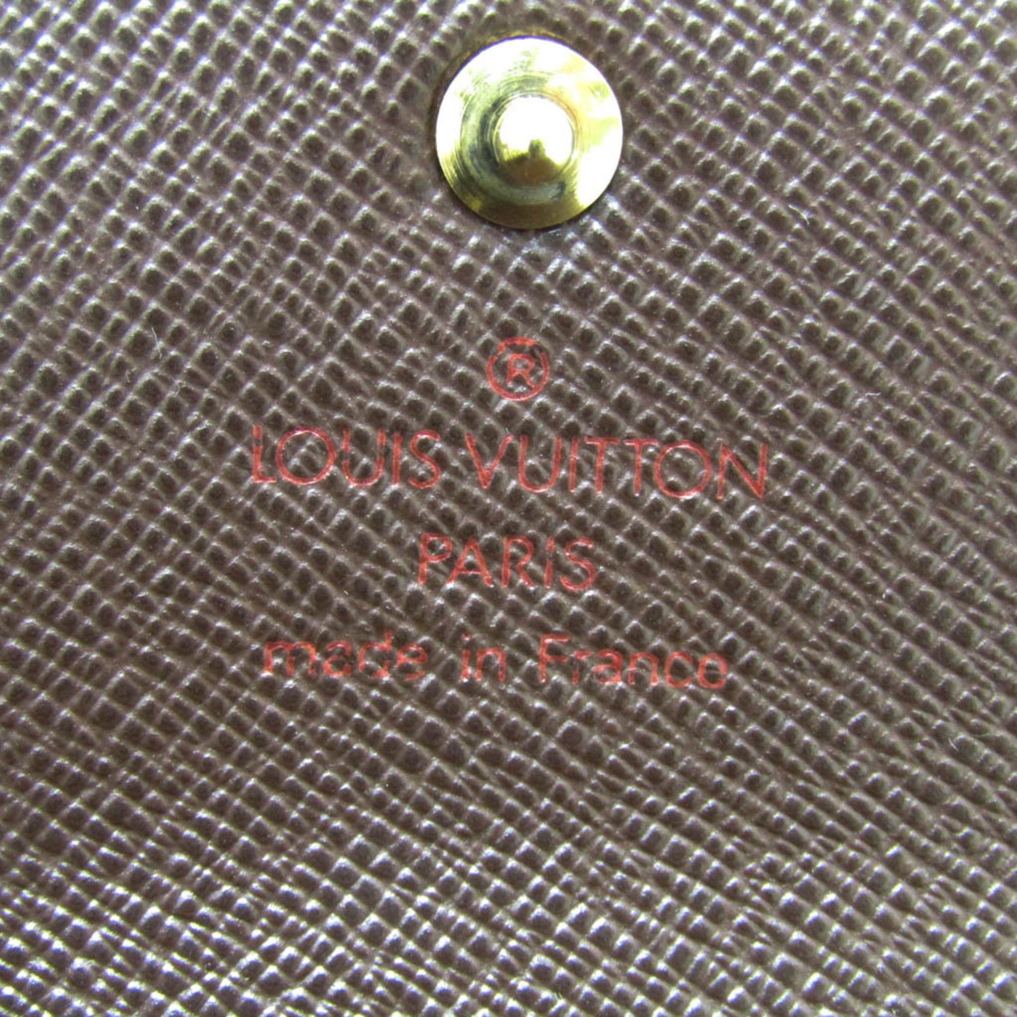 Louis Vuitton Louis Vuitton Damier 6 Key Holder N62630 Men,Women Damier Canvas Key Case Ebene Size ONE SIZE - 11 Thumbnail