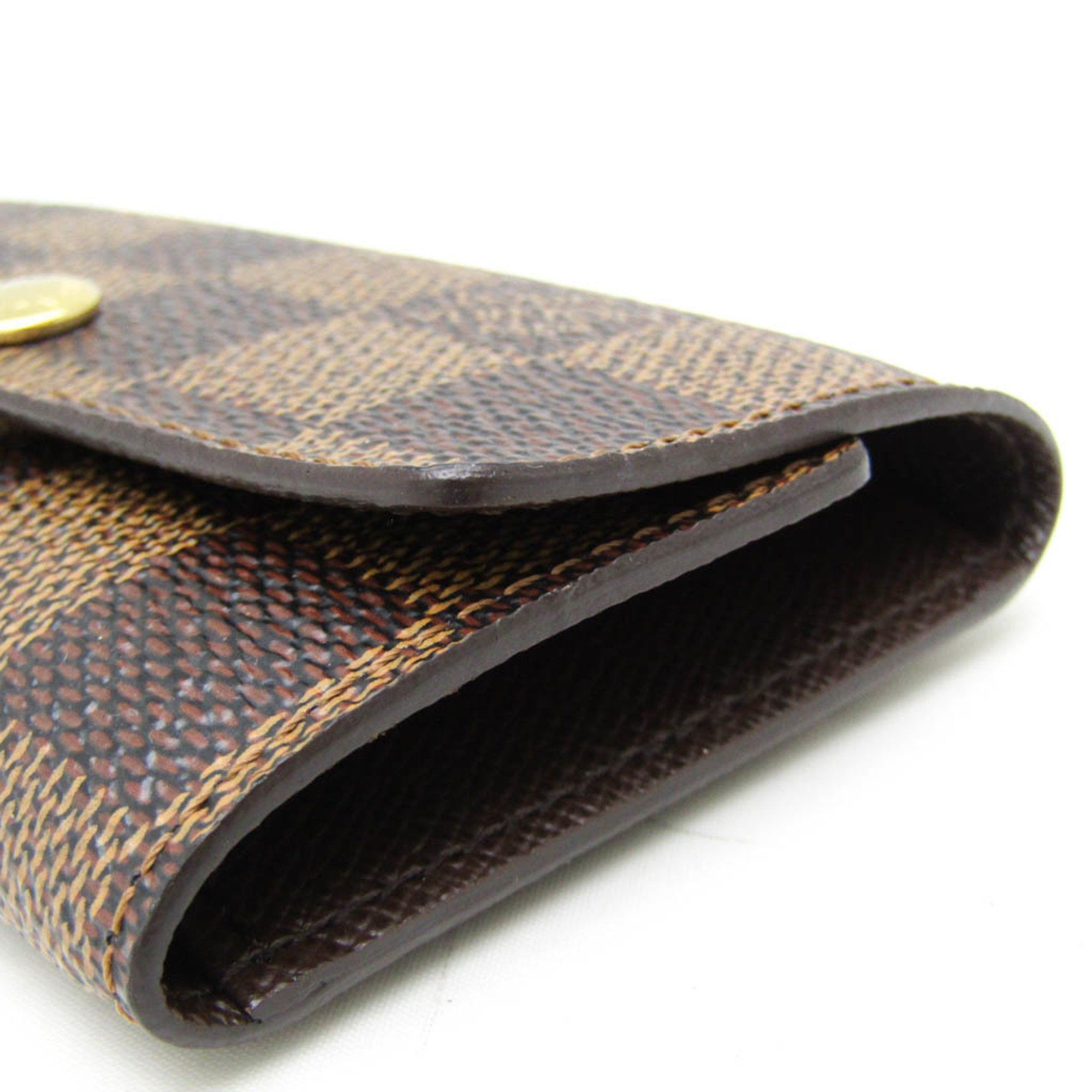 Louis Vuitton Louis Vuitton Damier 6 Key Holder N62630 Men,Women Damier Canvas Key Case Ebene Size ONE SIZE - 5 Thumbnail