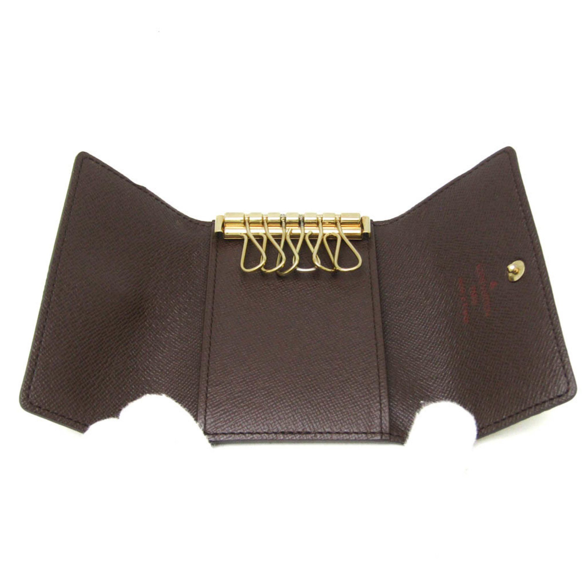 Louis Vuitton Louis Vuitton Damier 6 Key Holder N62630 Men,Women Damier Canvas Key Case Ebene Size ONE SIZE - 3 Thumbnail