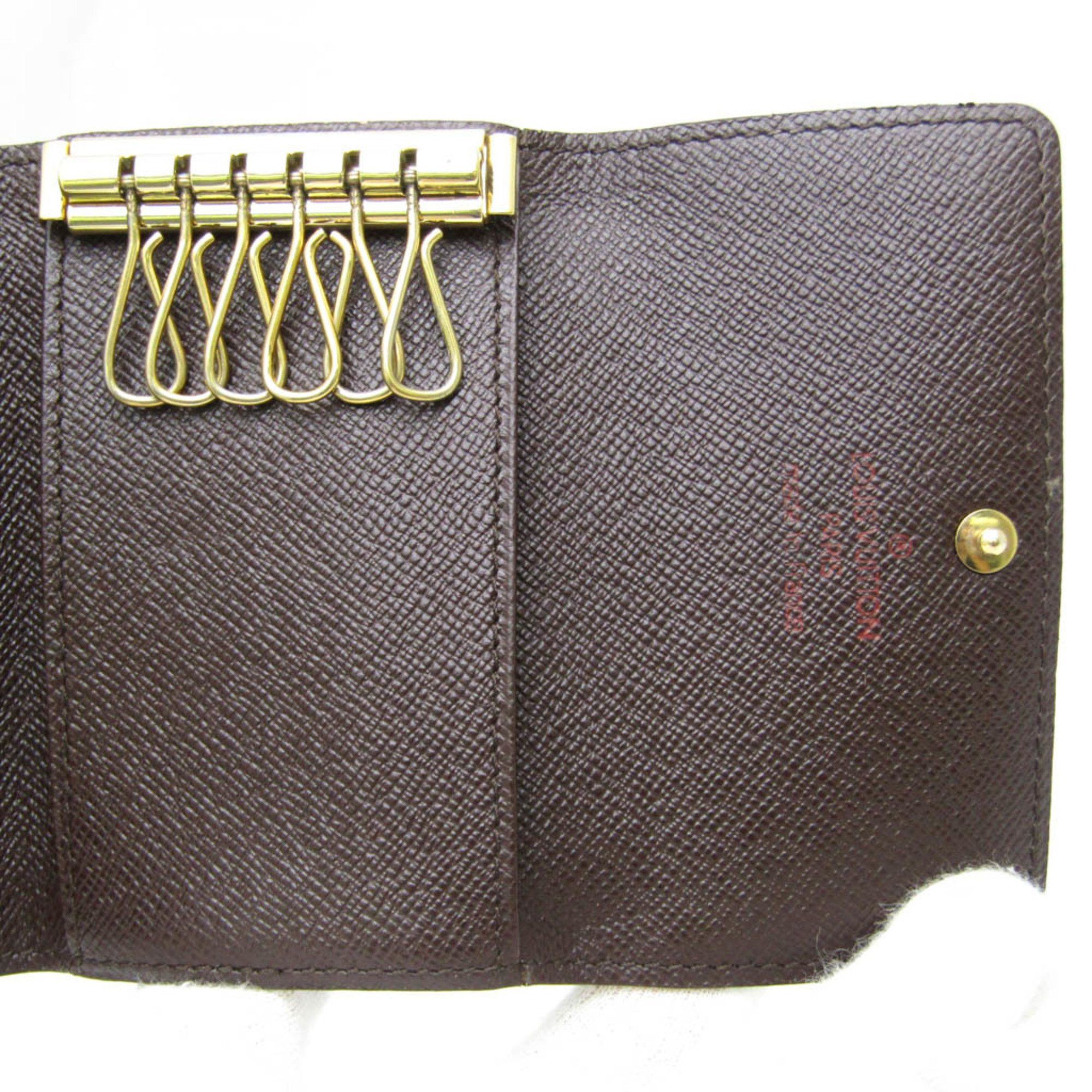 Louis Vuitton Louis Vuitton Damier Multicles 6 N62630 Men,Women Damier Canvas Key Case Ebene Size ONE SIZE - 9 Thumbnail