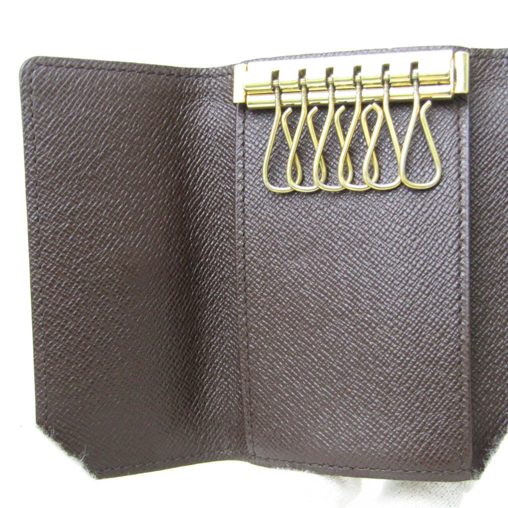 Louis Vuitton Louis Vuitton Damier Multicles 6 N62630 Men,Women Damier Canvas Key Case Ebene Size ONE SIZE - 8 Thumbnail