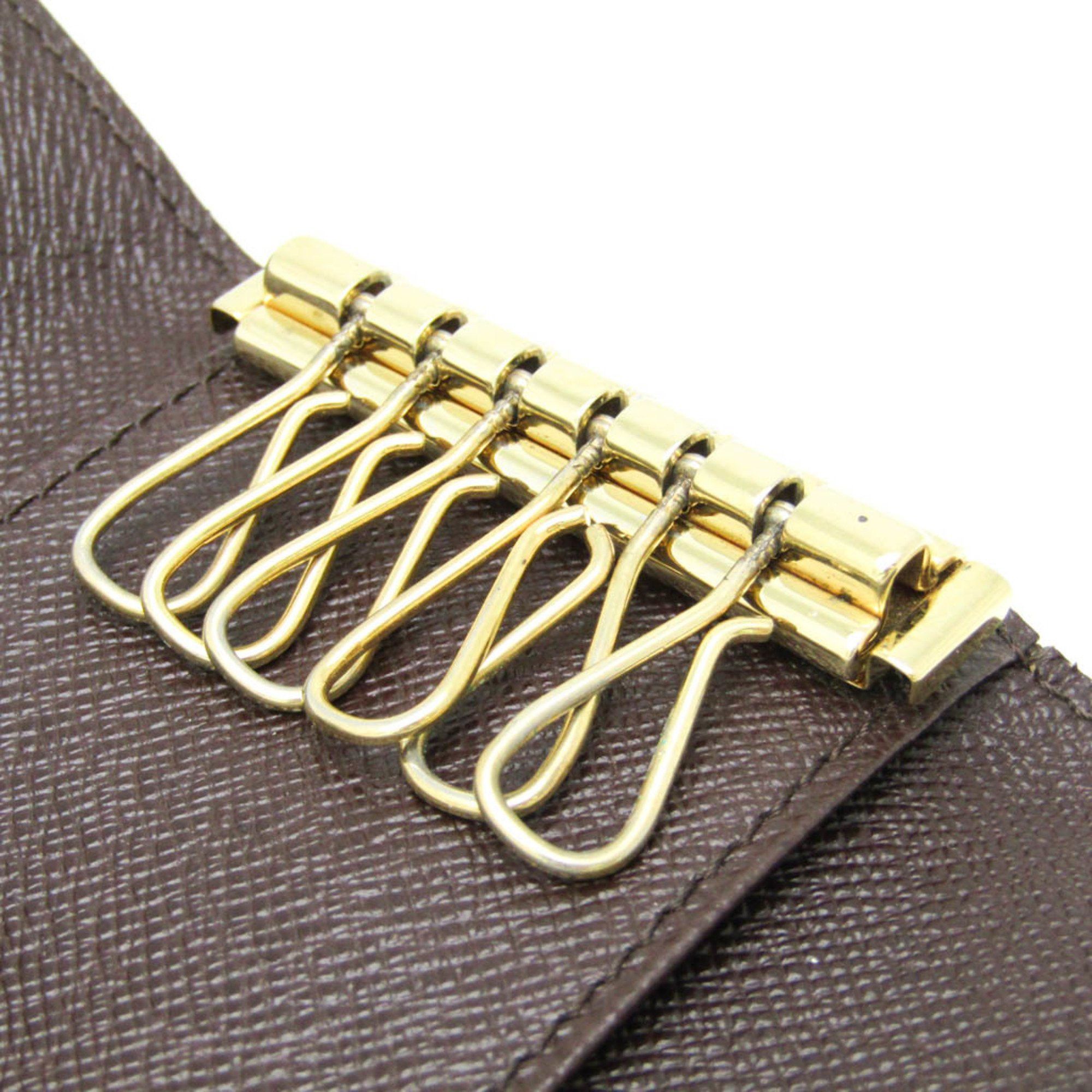 Louis Vuitton Louis Vuitton Damier Multicles 6 N62630 Men,Women Damier Canvas Key Case Ebene Size ONE SIZE - 10 Thumbnail