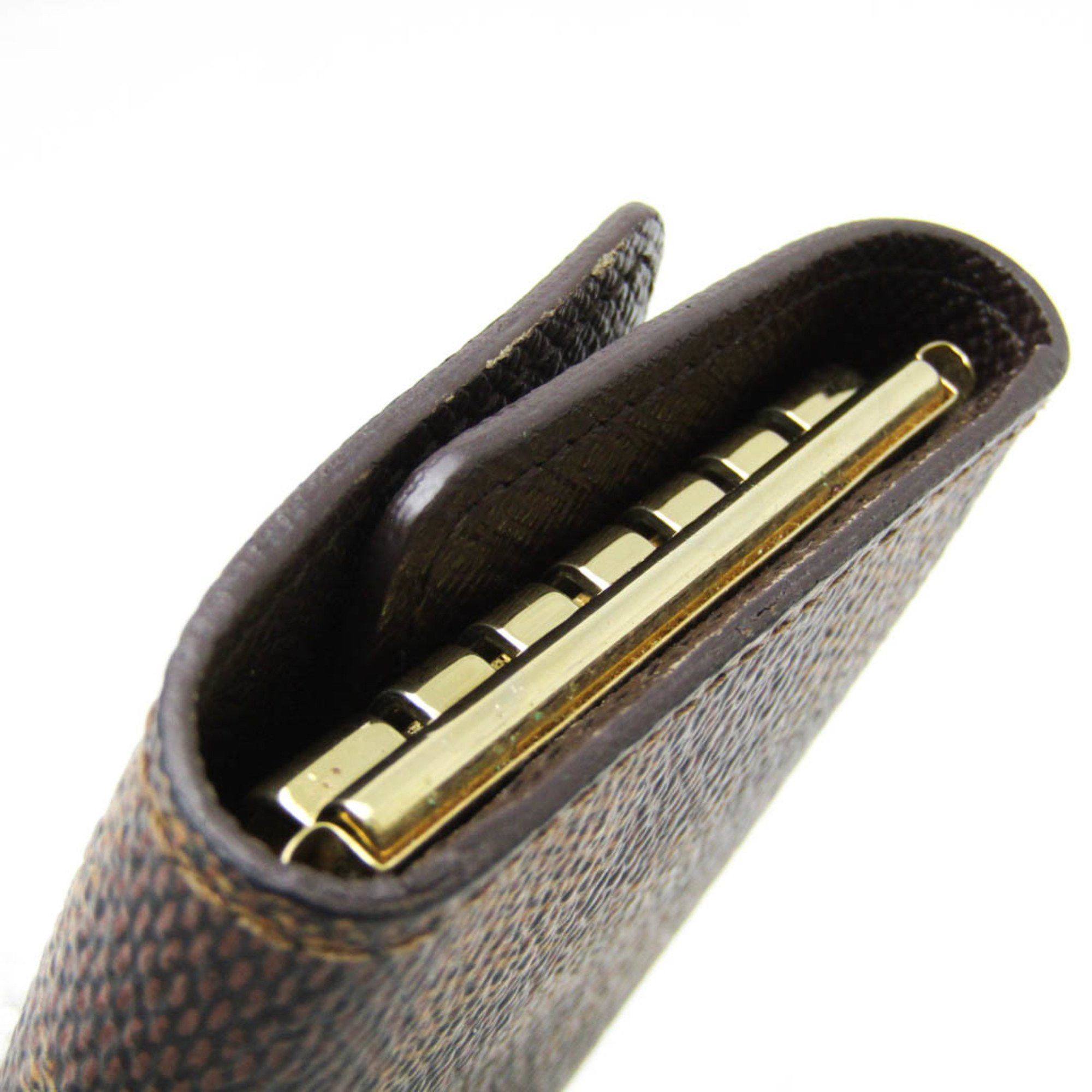 Louis Vuitton Louis Vuitton Damier Multicles 6 N62630 Men,Women Damier Canvas Key Case Ebene Size ONE SIZE - 5 Thumbnail