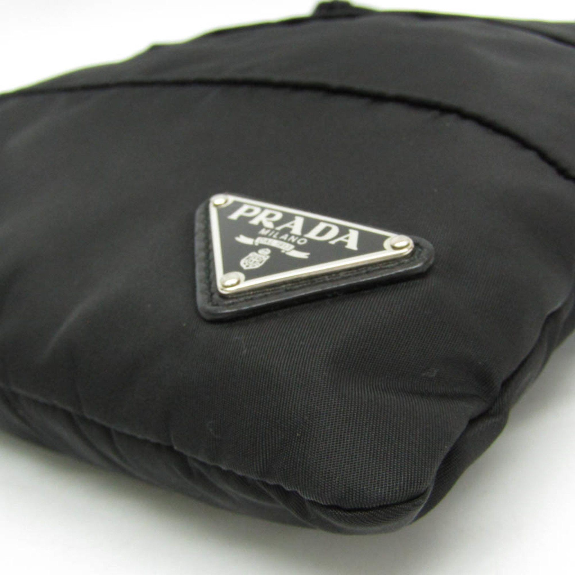 Prada Prada TESSUTO BT0741 Women's Nylon Shoulder Bag Black Size ONE SIZE - 5 Thumbnail