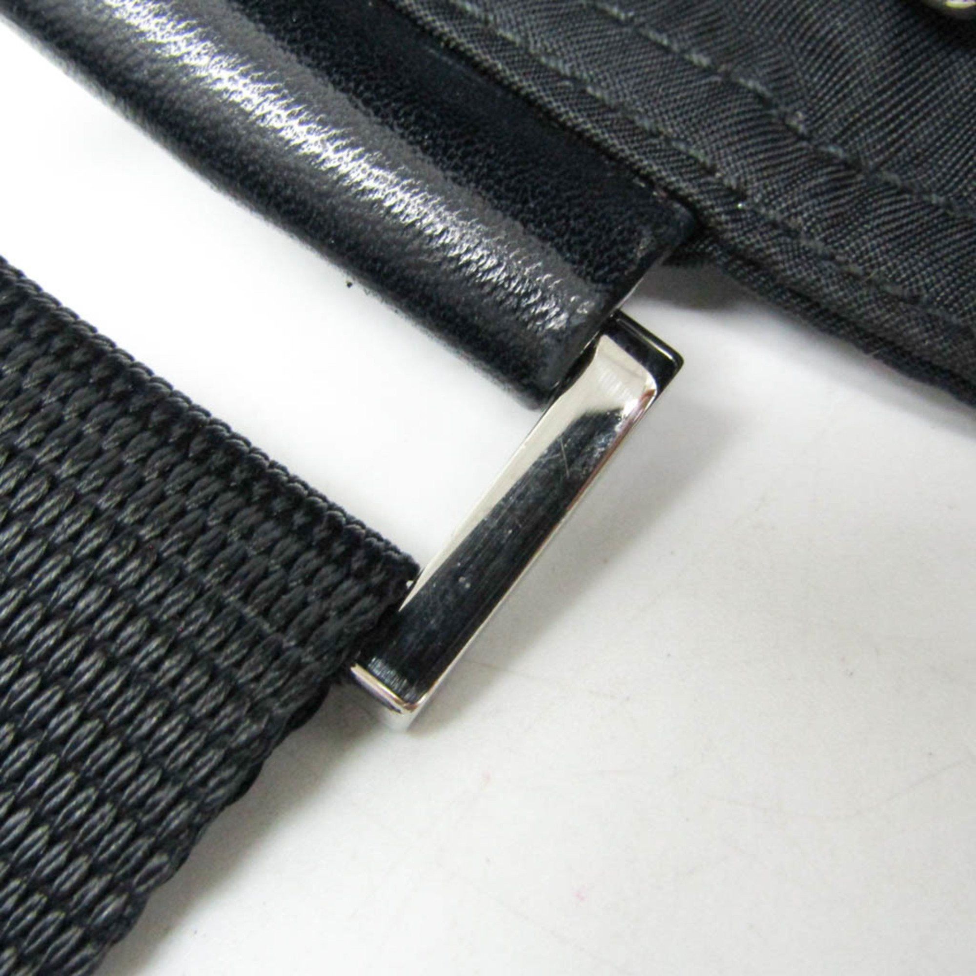 Prada Prada TESSUTO BT0741 Women's Nylon Shoulder Bag Black Size ONE SIZE - 9 Thumbnail