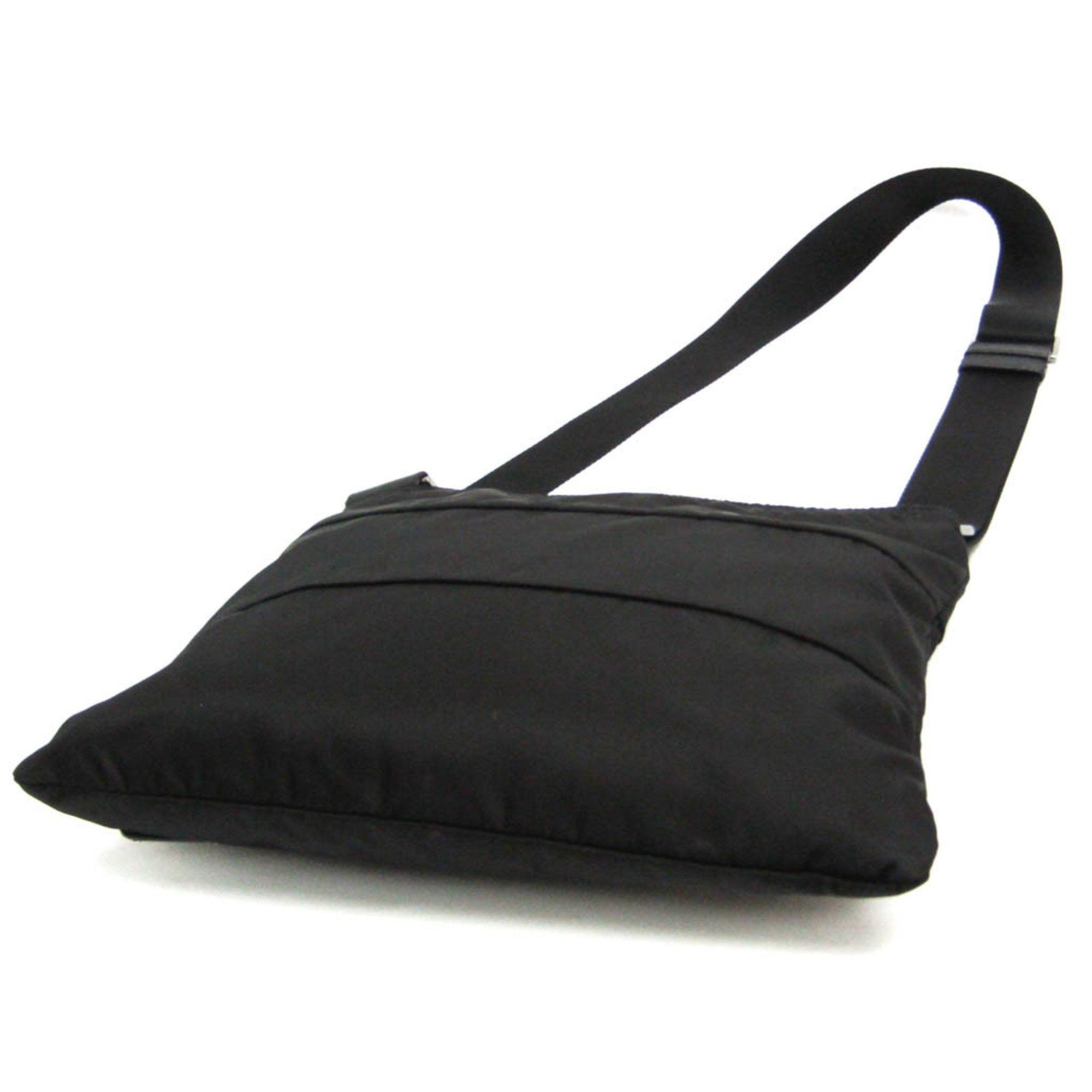 Prada Prada TESSUTO BT0741 Women's Nylon Shoulder Bag Black Size ONE SIZE - 2 Thumbnail
