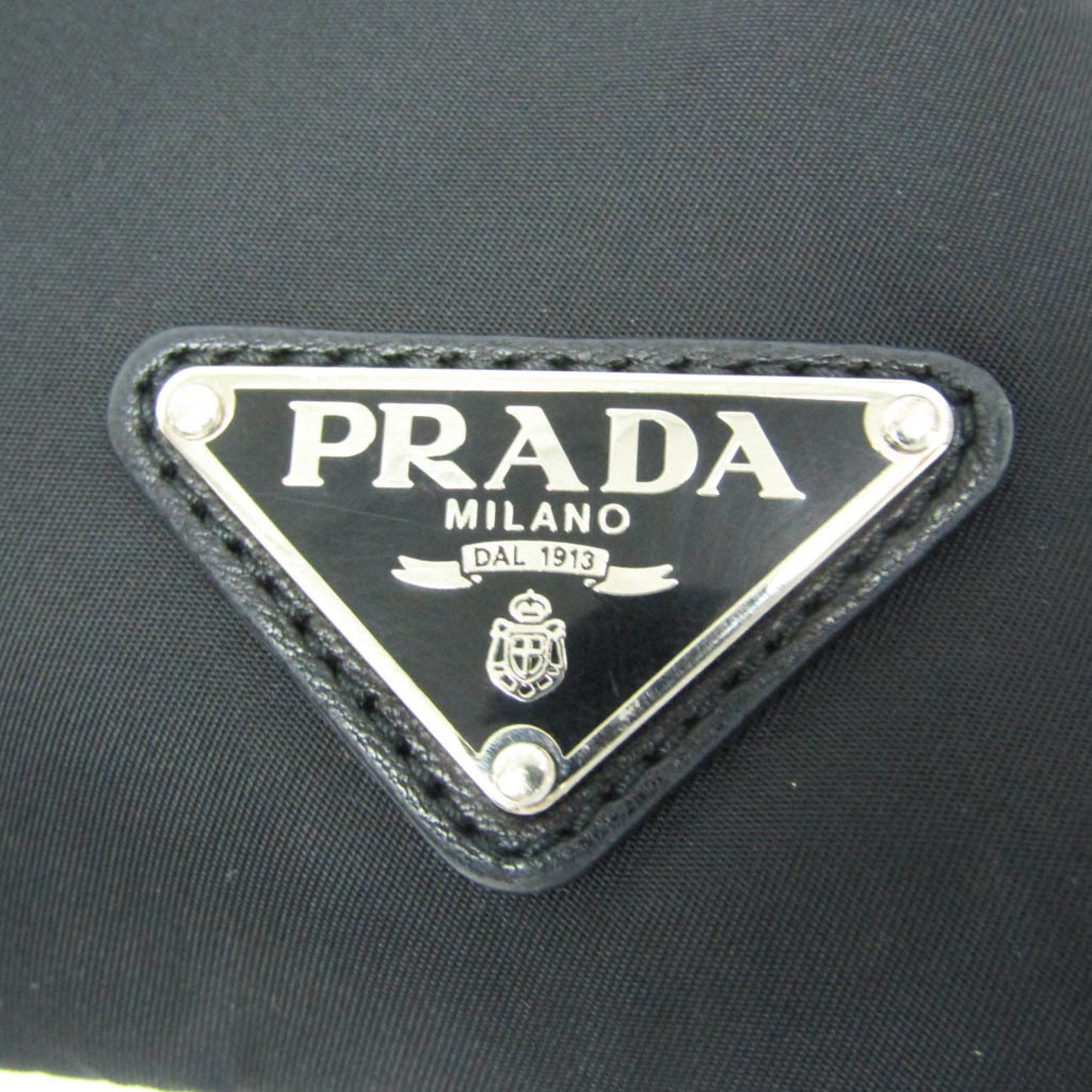 Prada Prada TESSUTO BT0741 Women's Nylon Shoulder Bag Black Size ONE SIZE - 6 Thumbnail