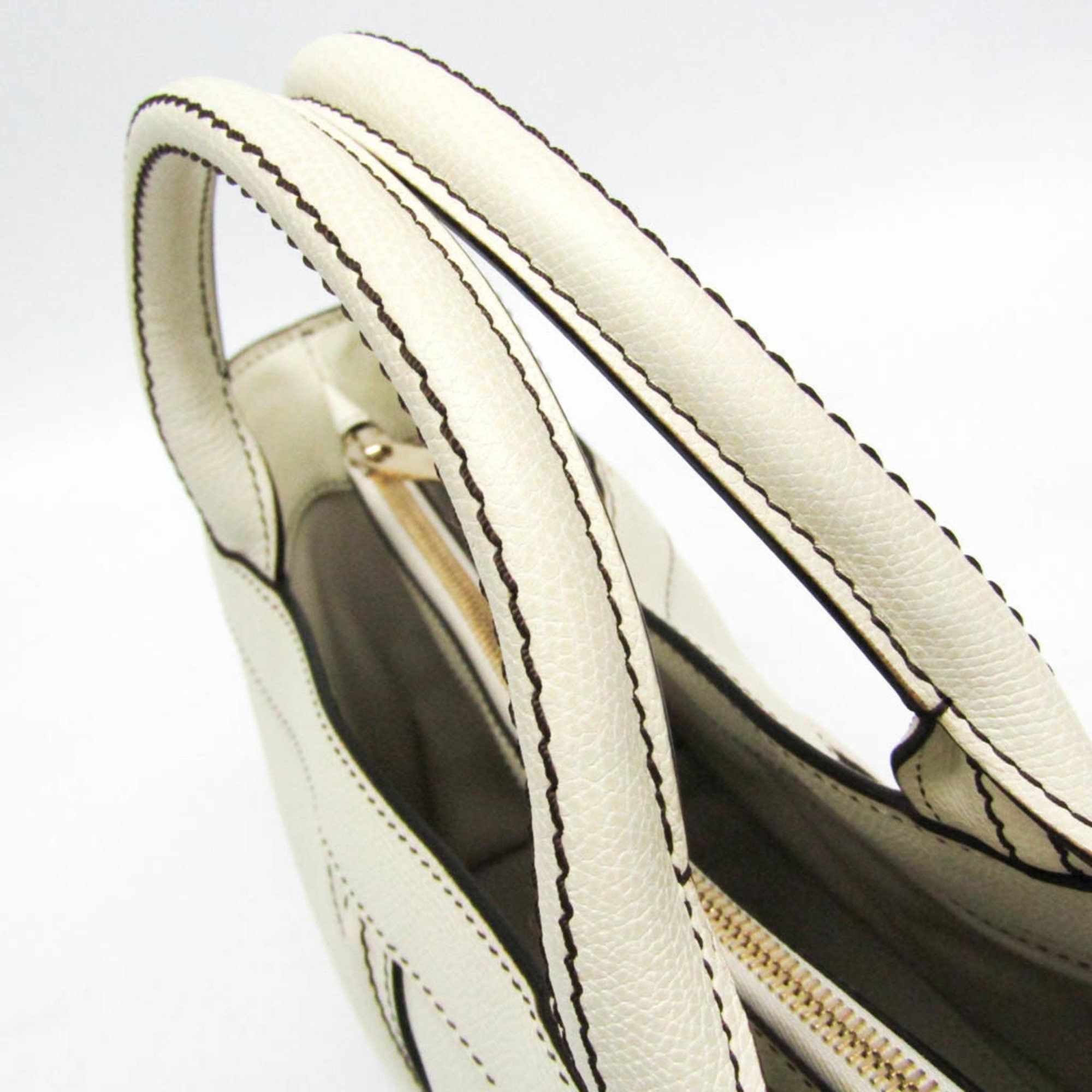 Valextra Valextra V5U41 J Bag Women's Leather Handbag Off-white Size ONE SIZE - 13 Thumbnail