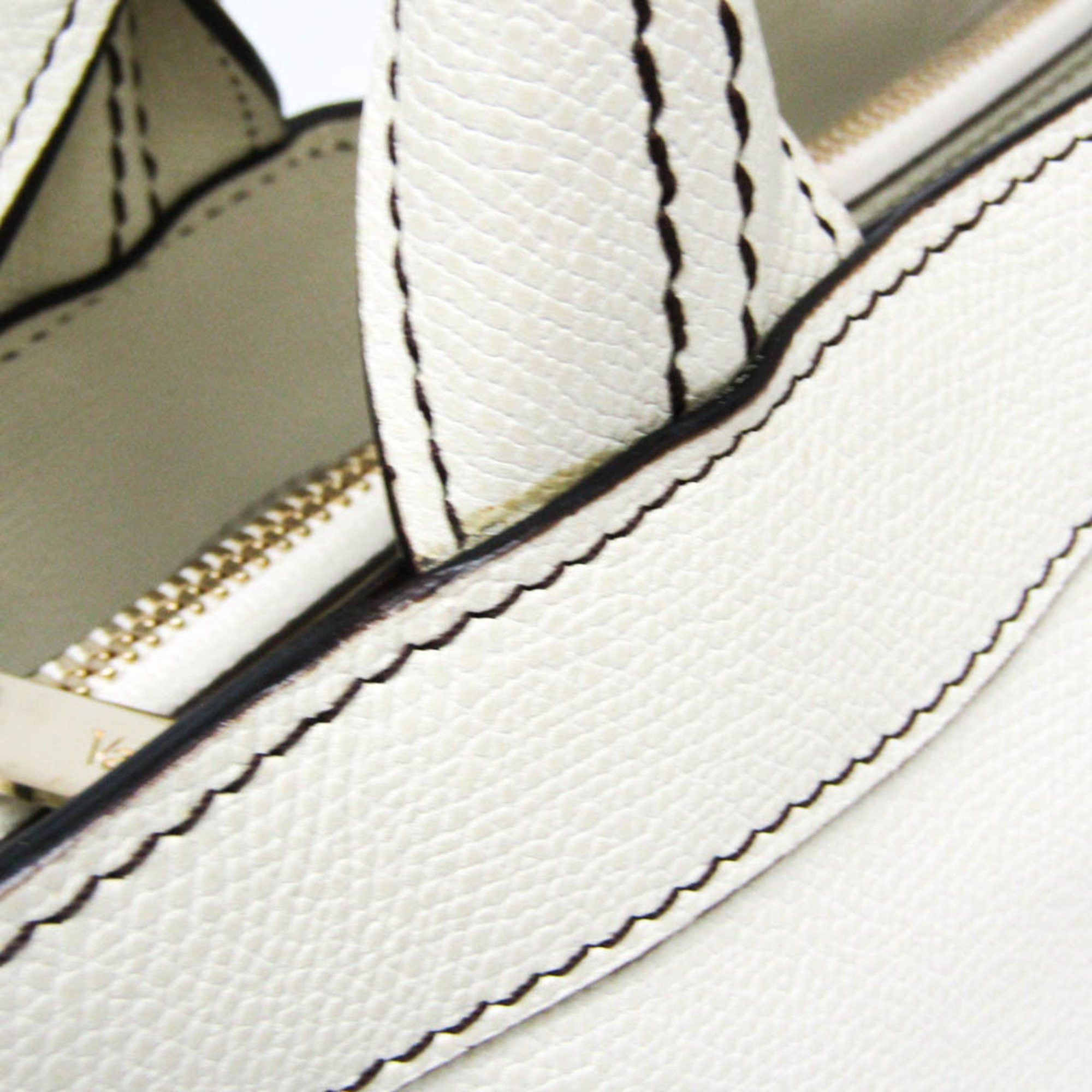 Valextra Valextra V5U41 J Bag Women's Leather Handbag Off-white Size ONE SIZE - 11 Thumbnail