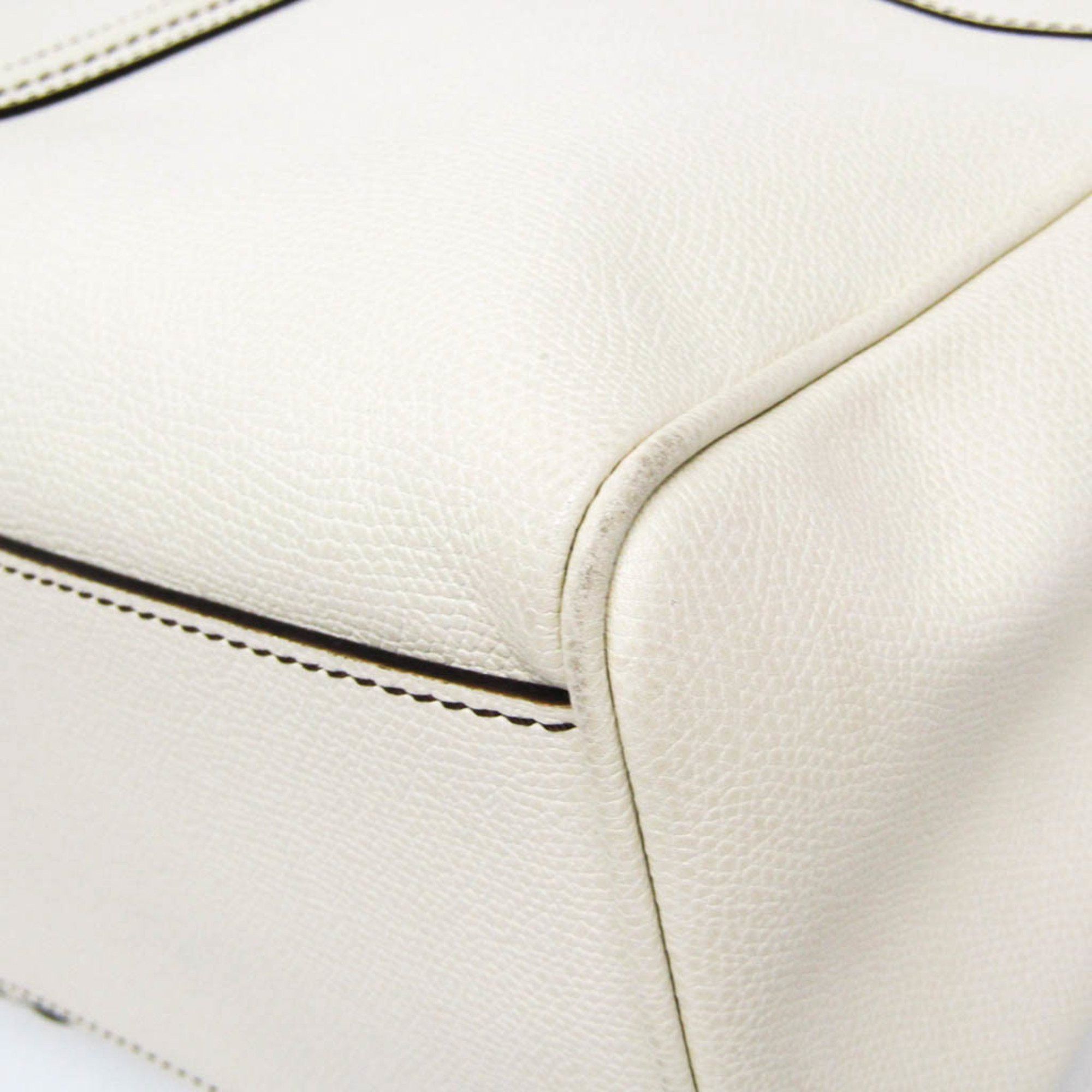 Valextra Valextra V5U41 J Bag Women's Leather Handbag Off-white Size ONE SIZE - 6 Thumbnail