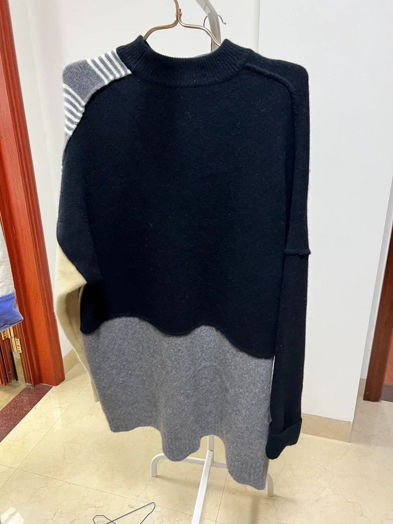 Jil Sander Color Blocked Men's Sweater - dmc