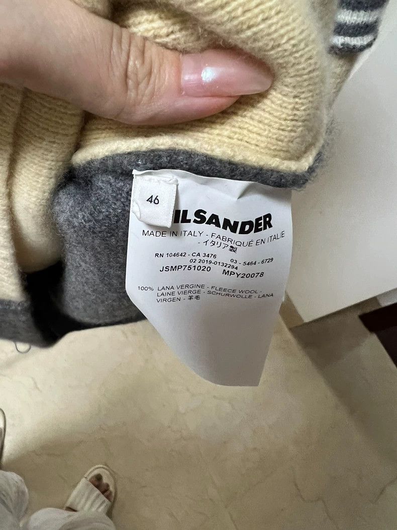 Jil Sander Color Blocked Men's Sweater - dmc
