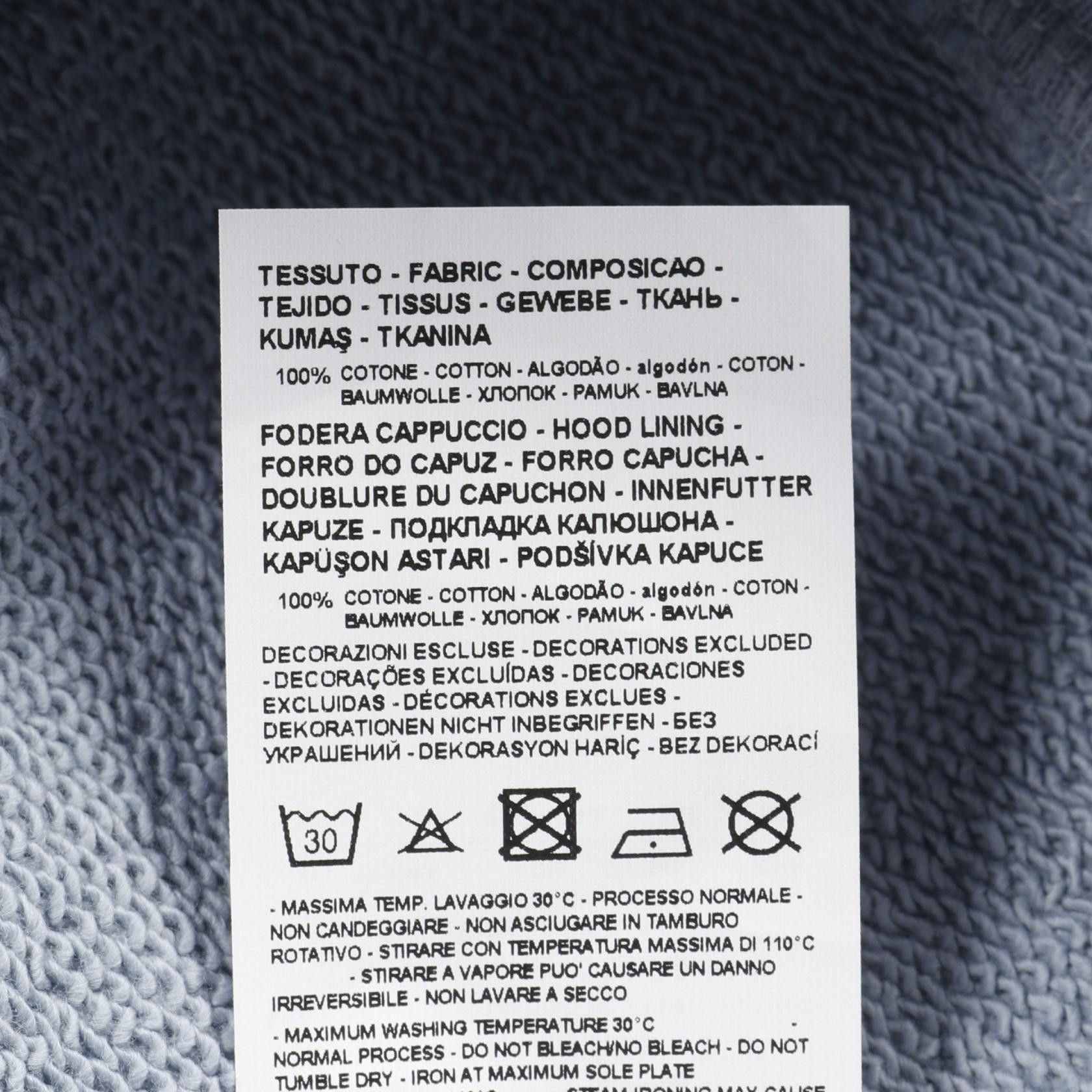 Armani Armani Emporio Armani 3R1MDC Cotton Hoodie Cotton Sweatshirts & Hoodies 3R1MDC Size ONE SIZE - 5 Thumbnail