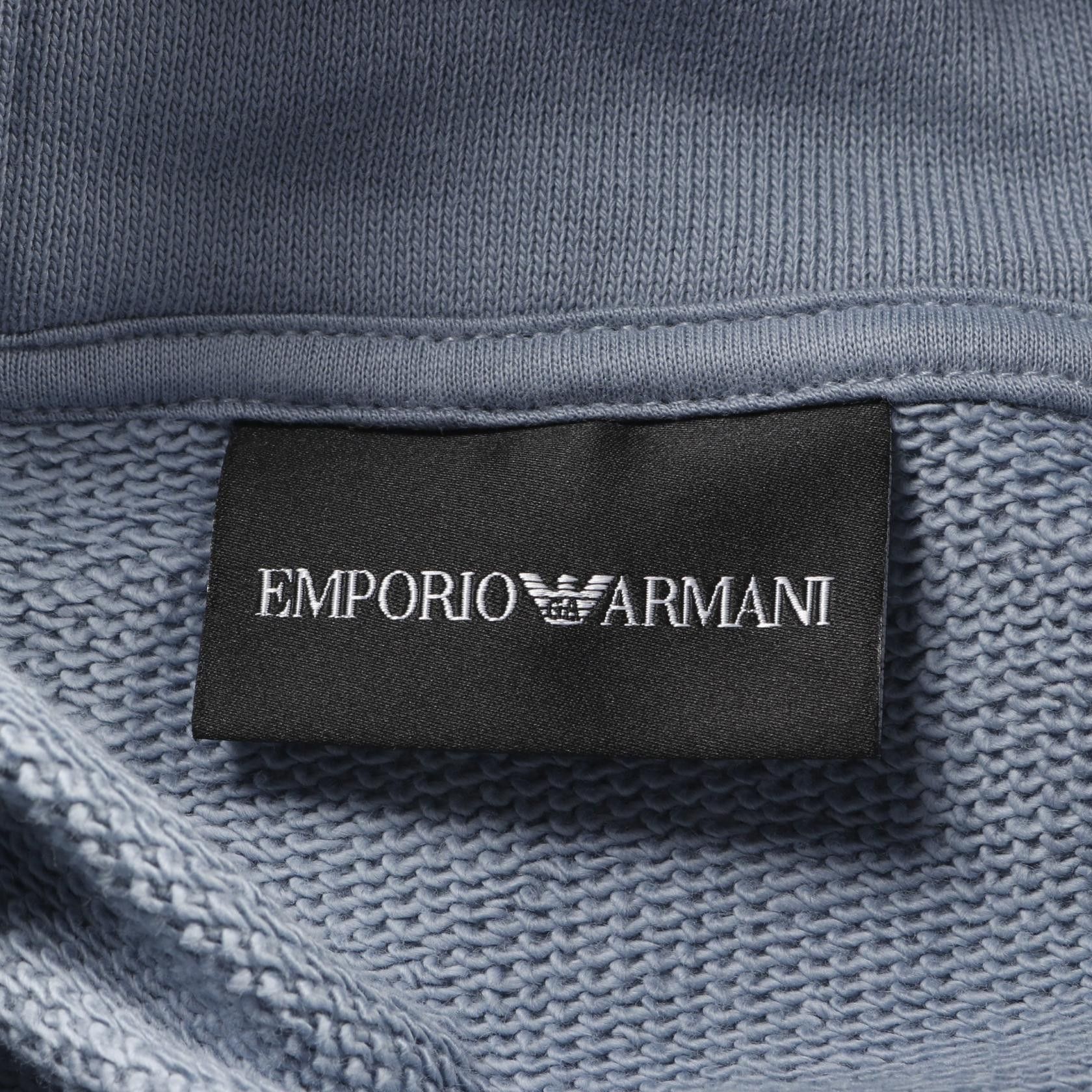 Armani Armani Emporio Armani 3R1MDC Cotton Hoodie Cotton Sweatshirts & Hoodies 3R1MDC Size ONE SIZE - 3 Thumbnail