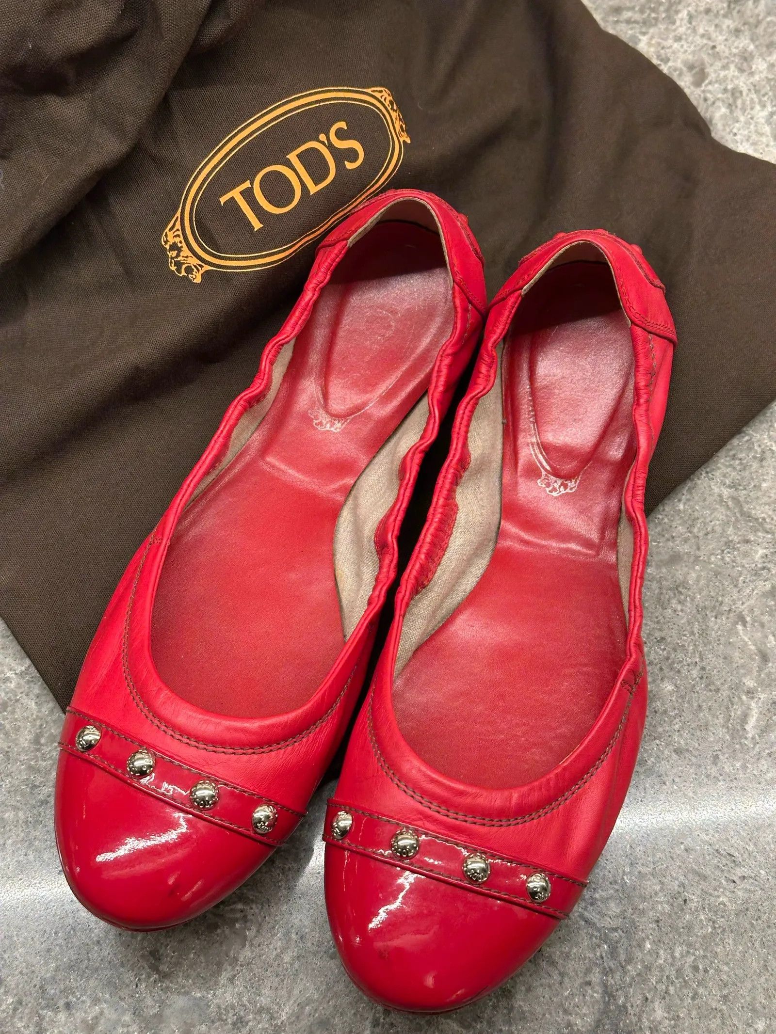 Tod's Tod’s Ballerina Ballet Flats Size US 9.5 / IT 39.5 - 2 Thumbnail