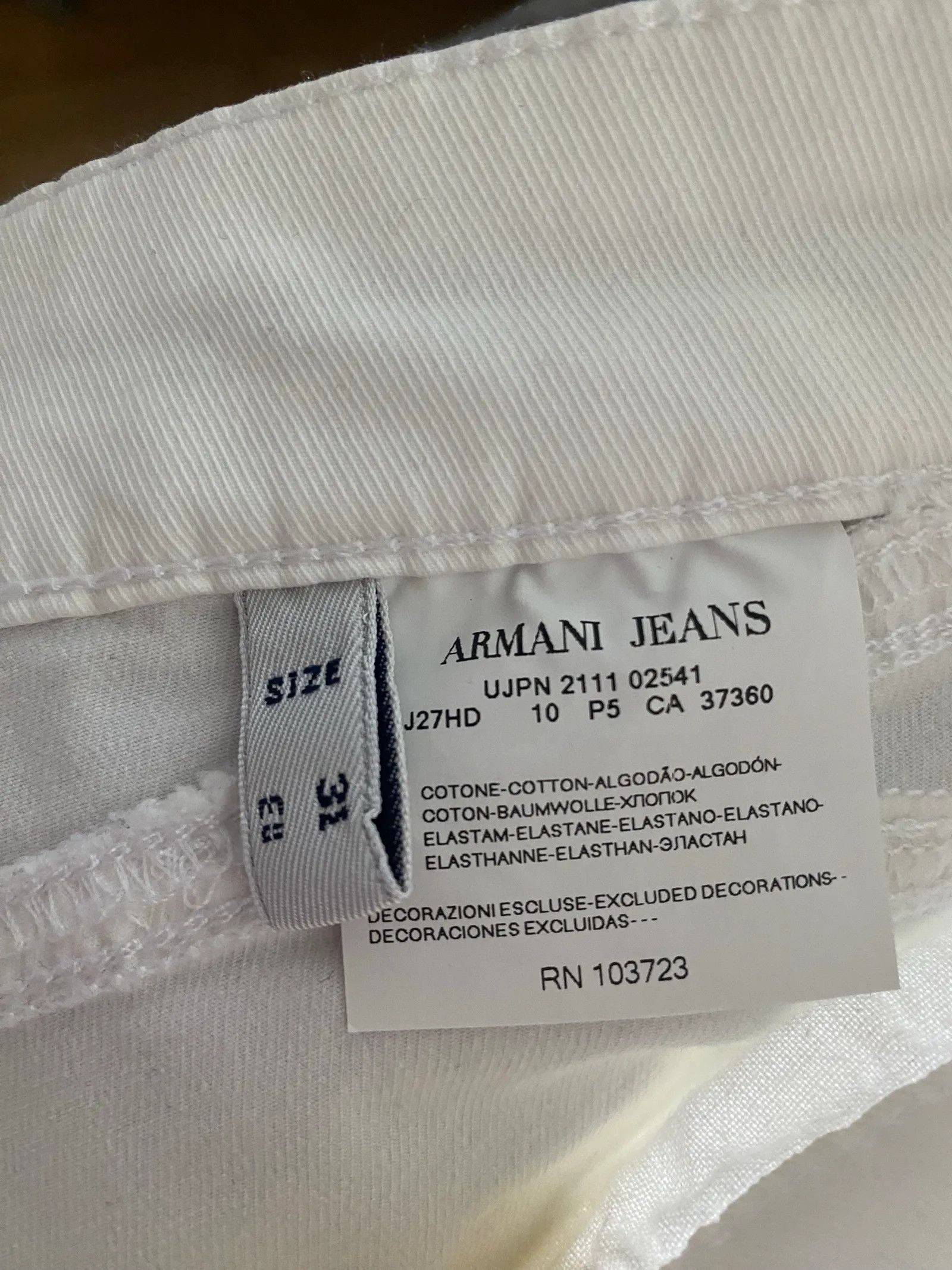 Armani Armani jeans Capri Pants Size 31" - 4 Thumbnail