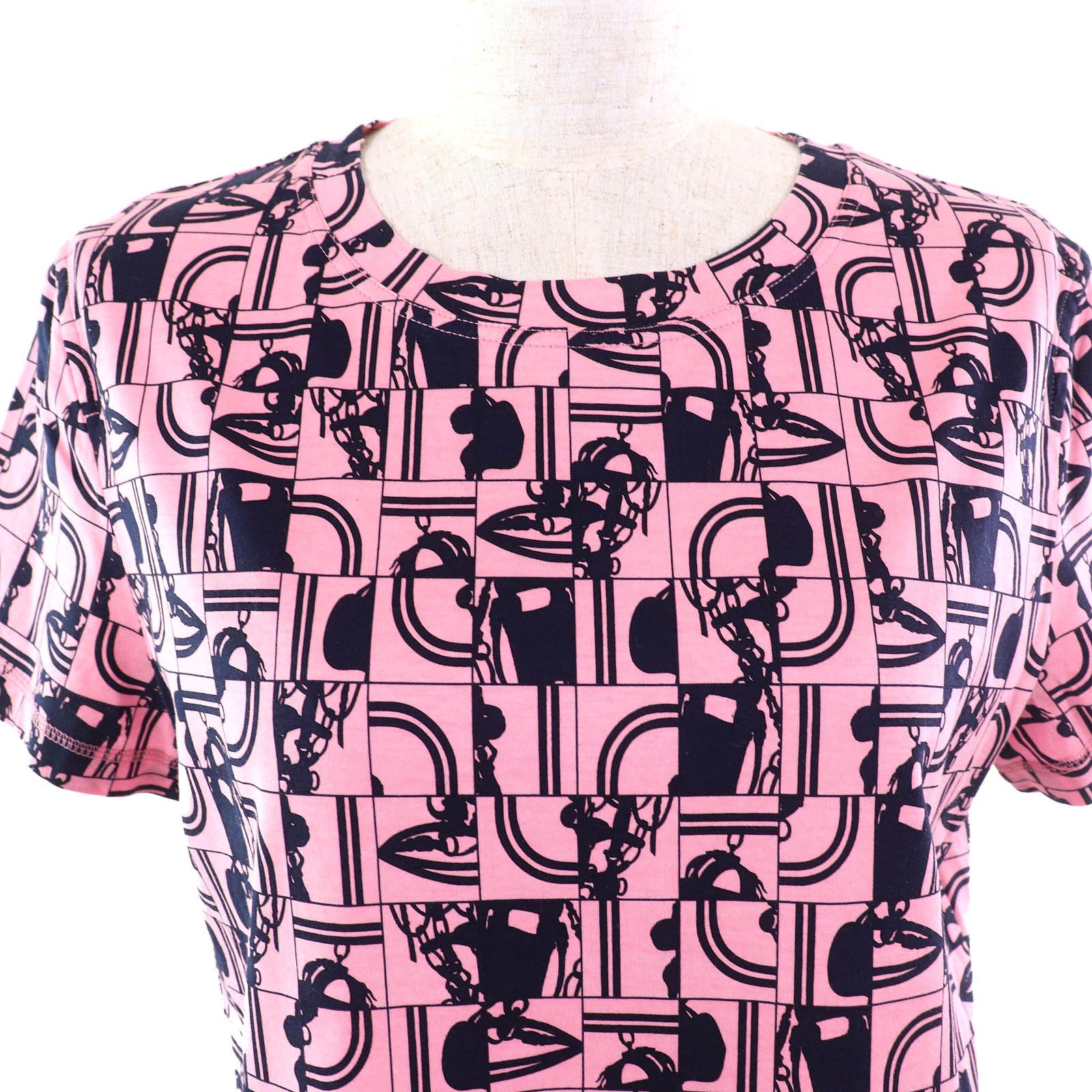 Hermes Hermes Hermes BRIDES de GALA Ceremonial Bridle T-shirt Cotton T-Shirts DUTY FREE for USA Size ONE SIZE - 4 Thumbnail