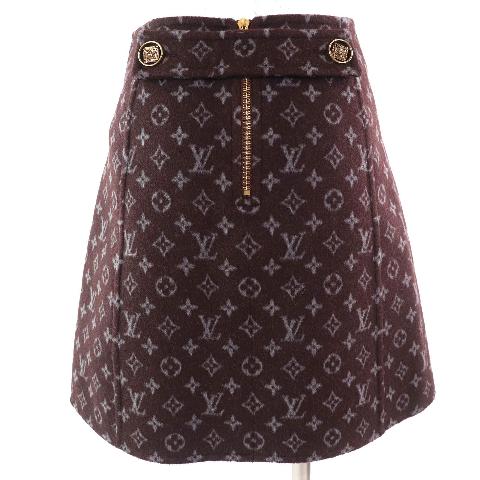 Louis Vuitton Louis Vuitton Louis Vuitton Monogram Mini Skirt Canvas Skirts 1A90Z6 Size ONE SIZE - 3 Thumbnail