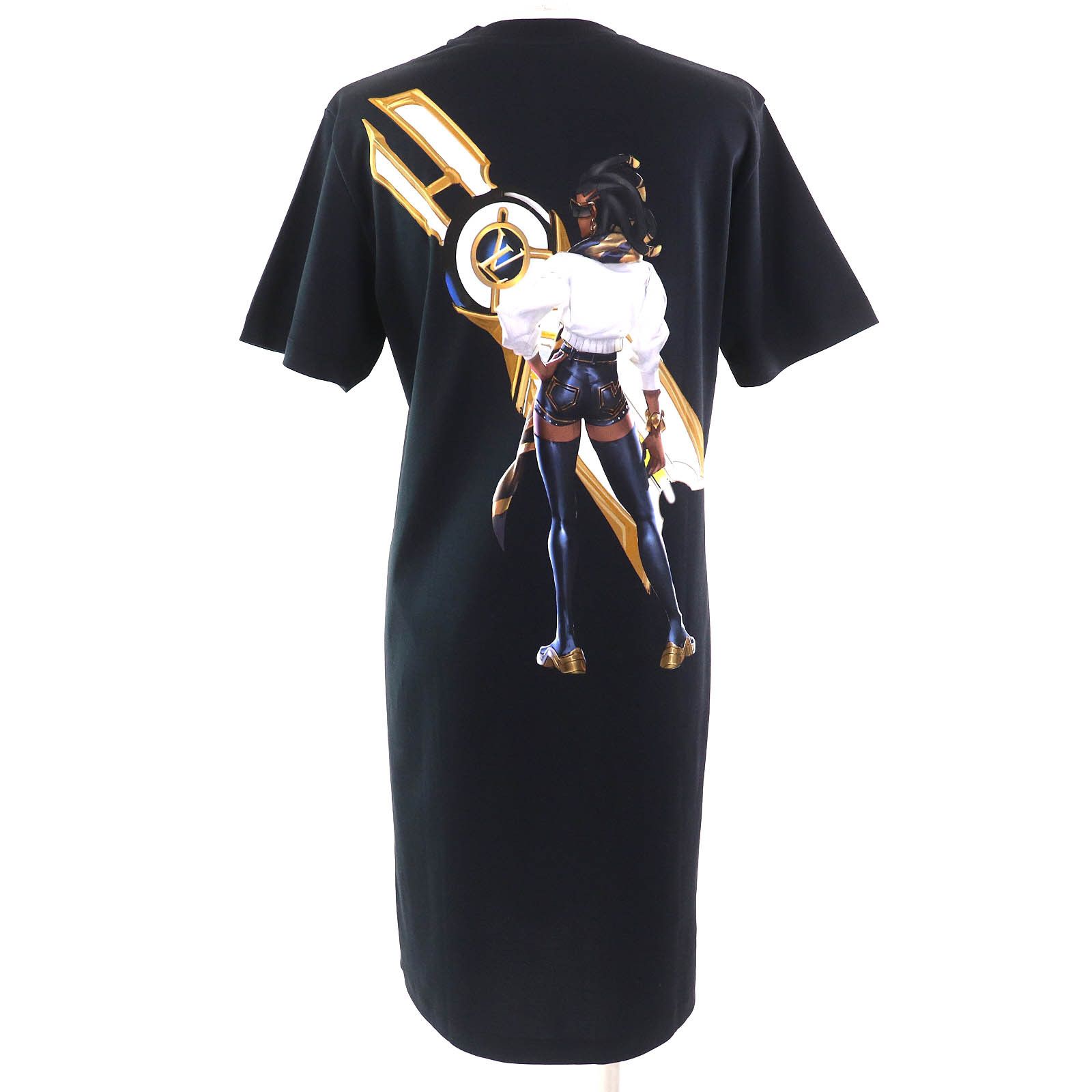 Louis Vuitton Louis Vuitton Louis Vuitton League of Legends T-Shirt Dress Cotton Dresses Size ONE SIZE - 3 Thumbnail