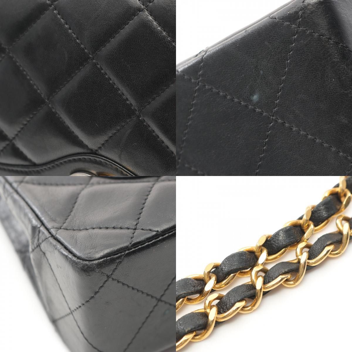 Chanel Chanel Chanel Matelasse Paris Limited Lambskin Double Flap Shoulder Bag Leather Shoulder Bag Size ONE SIZE - 10 Thumbnail