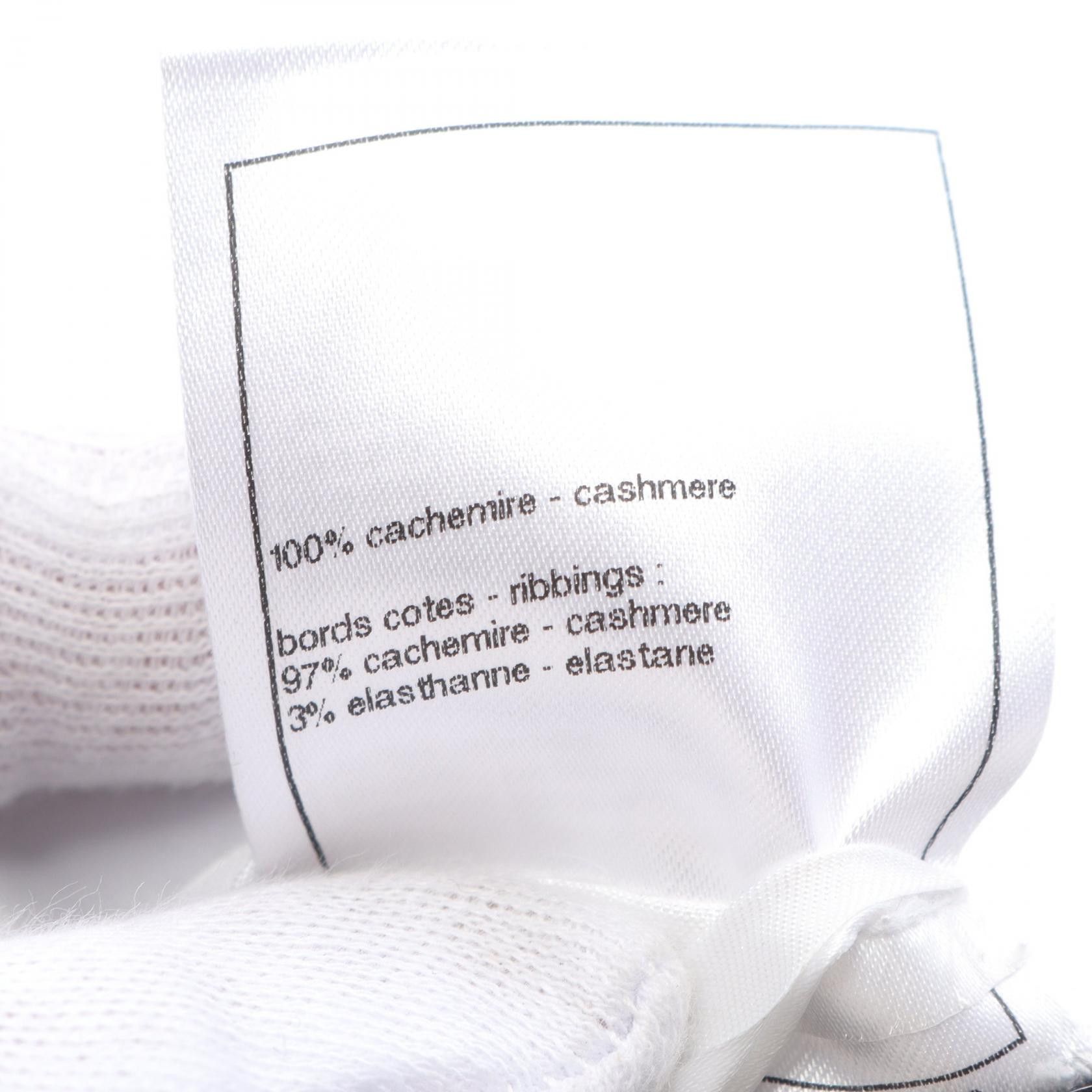 Chanel Chanel Chanel P75022K10748 Cashmere Bustier Top Others Tops P75022K10748 Size ONE SIZE - 4 Thumbnail
