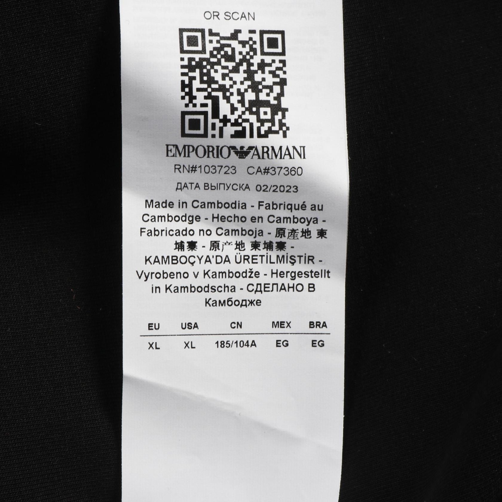 Armani Armani Emporio Armani Sweatshirt Cotton Sweatshirt Cotton Sweatshirts & Hoodies 6R1MF2 1JHSZ Size ONE SIZE - 4 Thumbnail