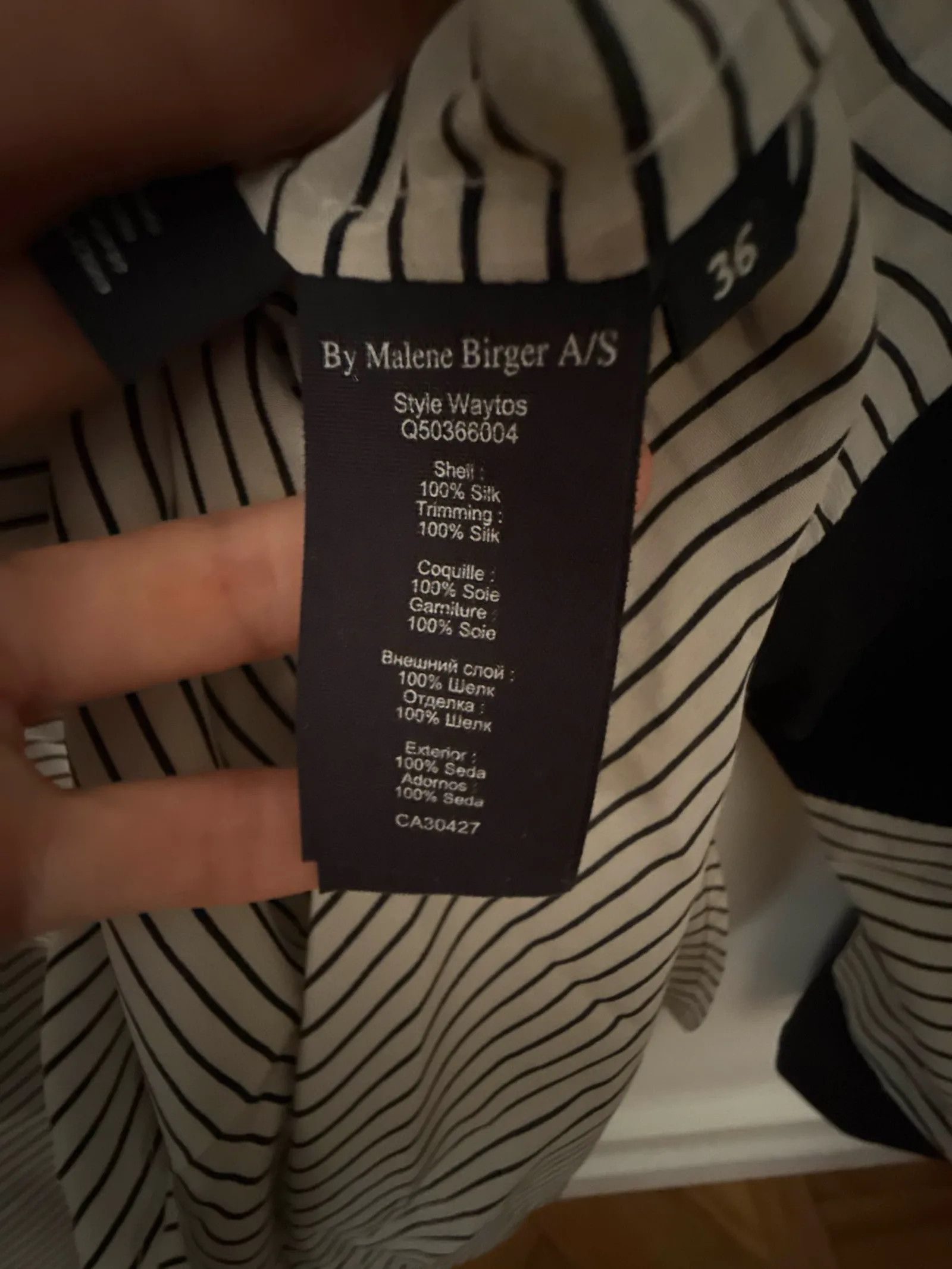 By Malene Birger By Malene Birger Style Waytos Blouse Size XS / US 0-2 / IT 36-38 - 3 Thumbnail