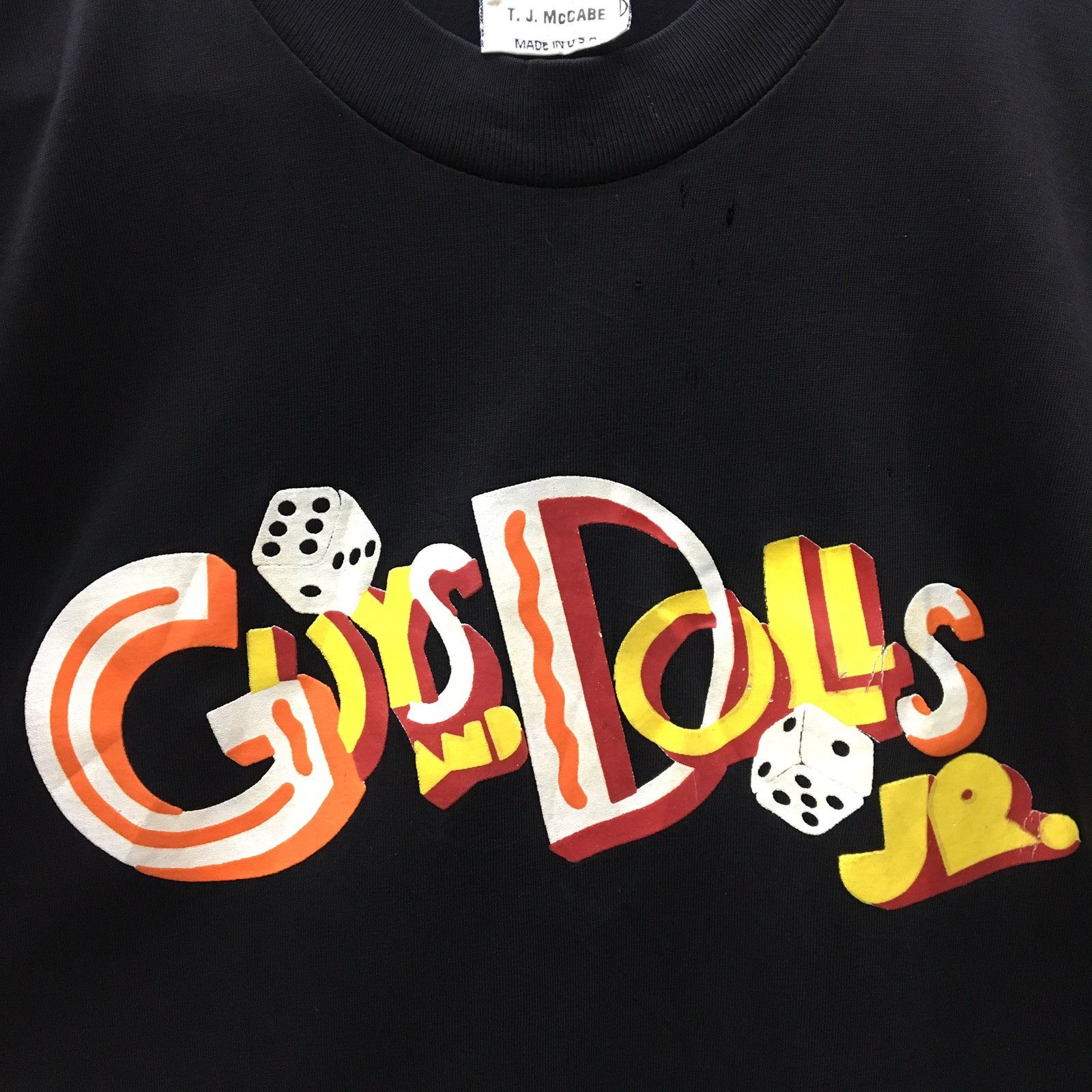 Vintage Guys Dolls Jr Musical Theatre T-shirt Size US M / EU 48-50 / 2 - 8 Thumbnail