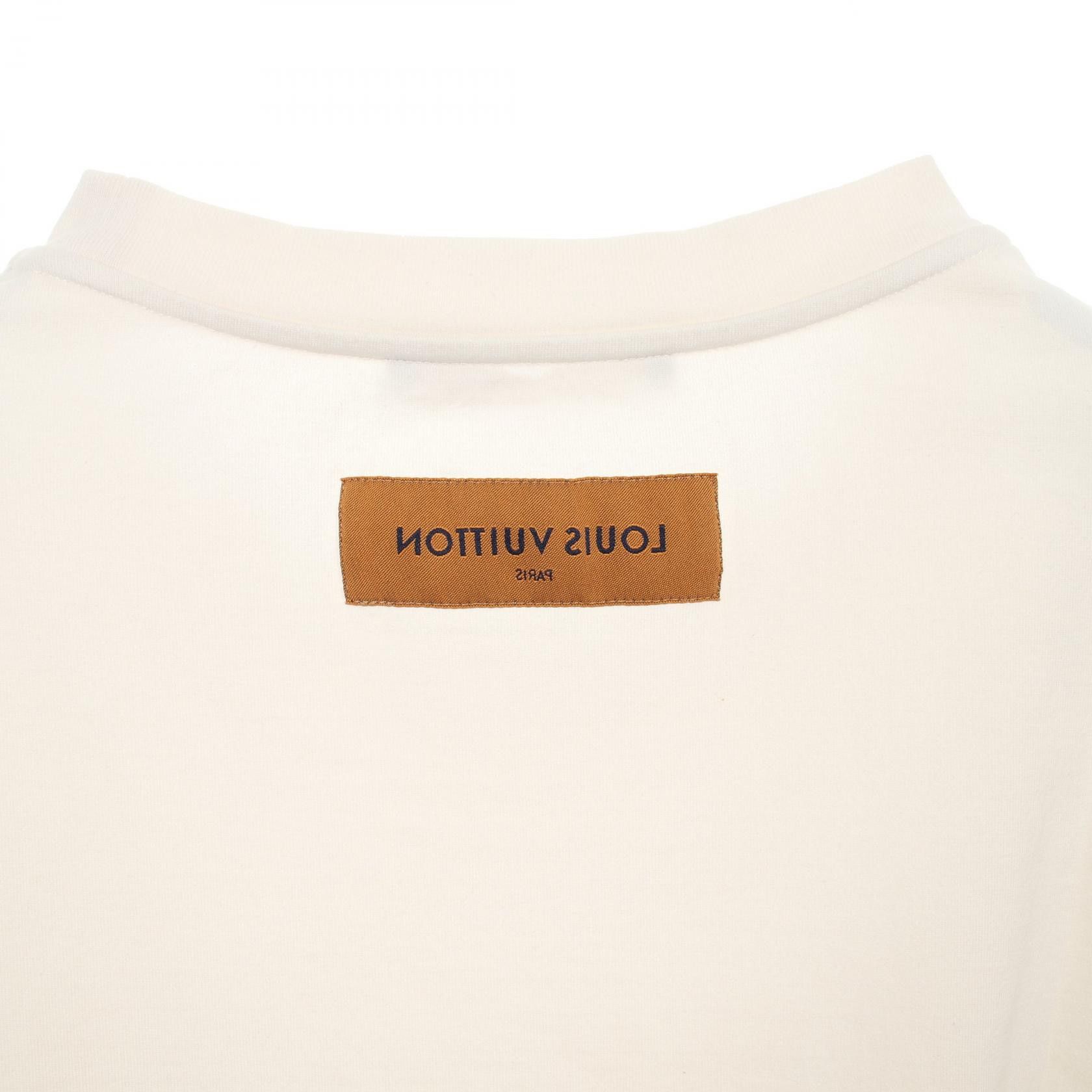 Louis Vuitton Louis Vuitton Louis Vuitton Graphic Logo Inside Out Cotton Top Cotton Tops RM222 DT3 HNY75W Size ONE SIZE - 8 Thumbnail