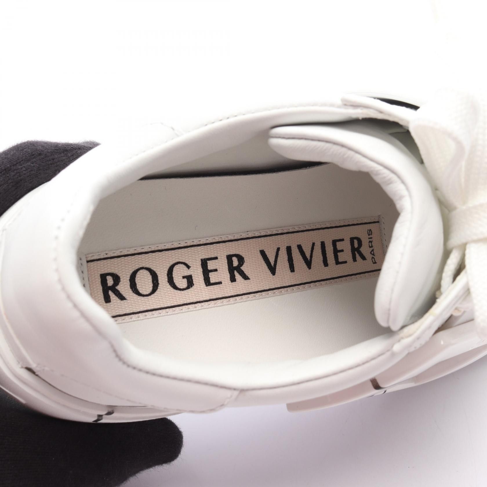 Roger Vivier Roger Vivier Roger Vivier VIV SKATE Leather Sneakers Leather Shoes Size ONE SIZE - 5 Thumbnail