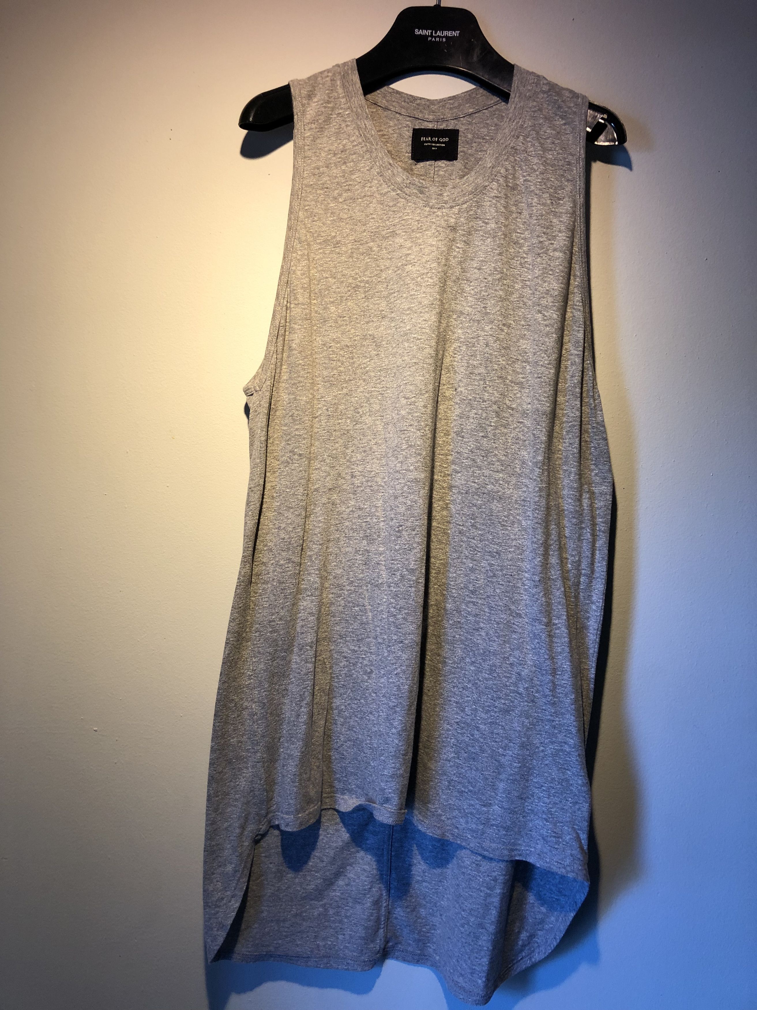 Fear of God Fear of god Fifth Collection Tank Top Grey | Grailed