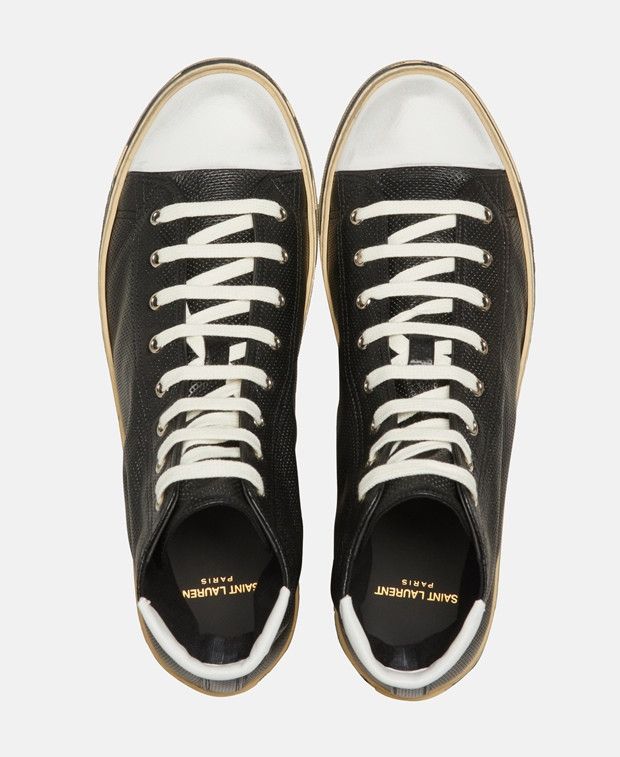 Saint Laurent Paris ANILFLEX CH MICRO 340/GREENWI Sneakers Size US 8 / EU 41 - 3 Thumbnail