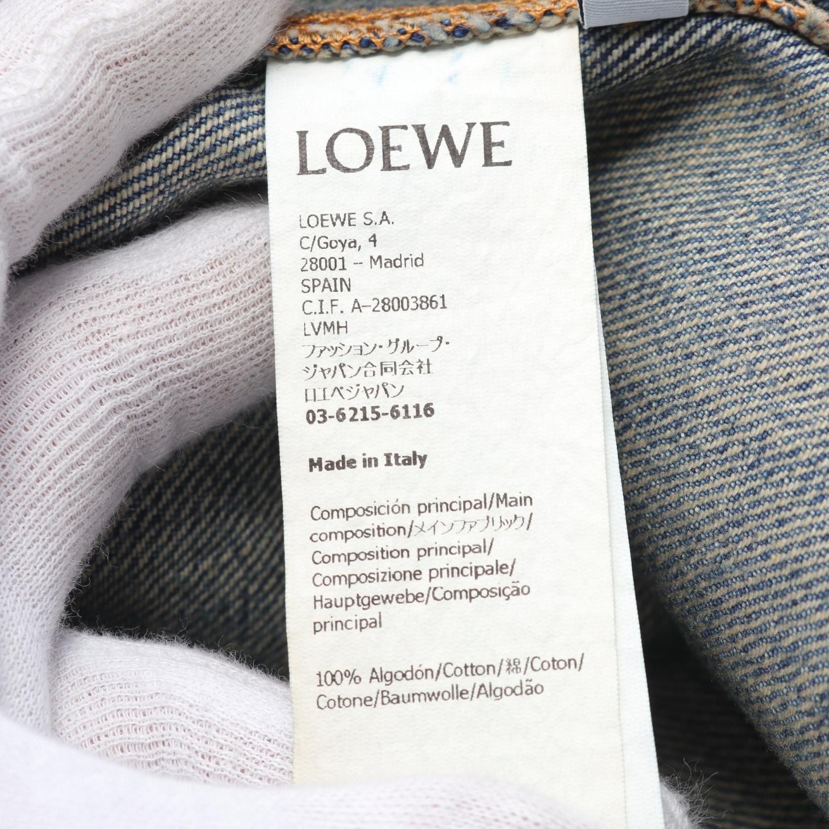 Loewe Loewe Loewe Bow Shirt Cotton Shirt Cotton Tops S359Y1DX08 Size ONE SIZE - 4 Thumbnail